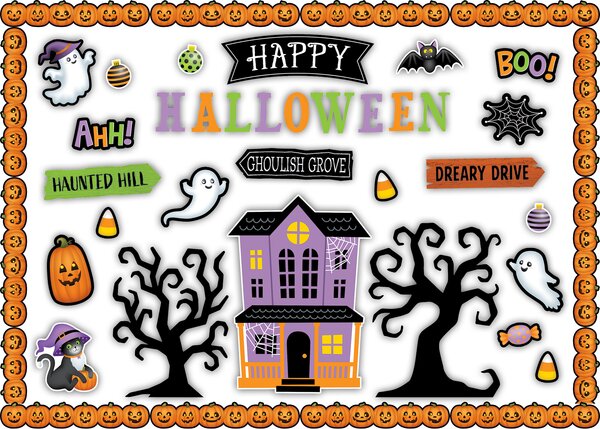 TCR9471 Halloween Create & Decorate Quick Kit Image