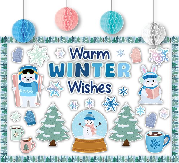 TCR9472 Warm Winter Wishes Create & Decorate Quick Kit Image