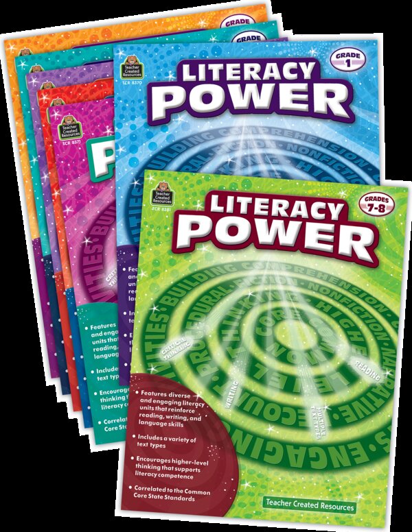 TCR9526 Literacy Power Set (7 books) Image