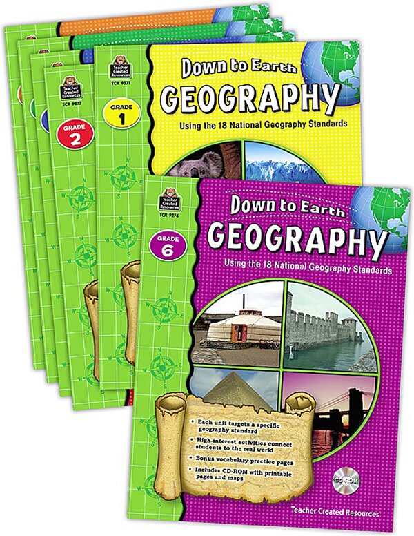 TCR9861 Down to Earth Geography Set (6 bks) Image