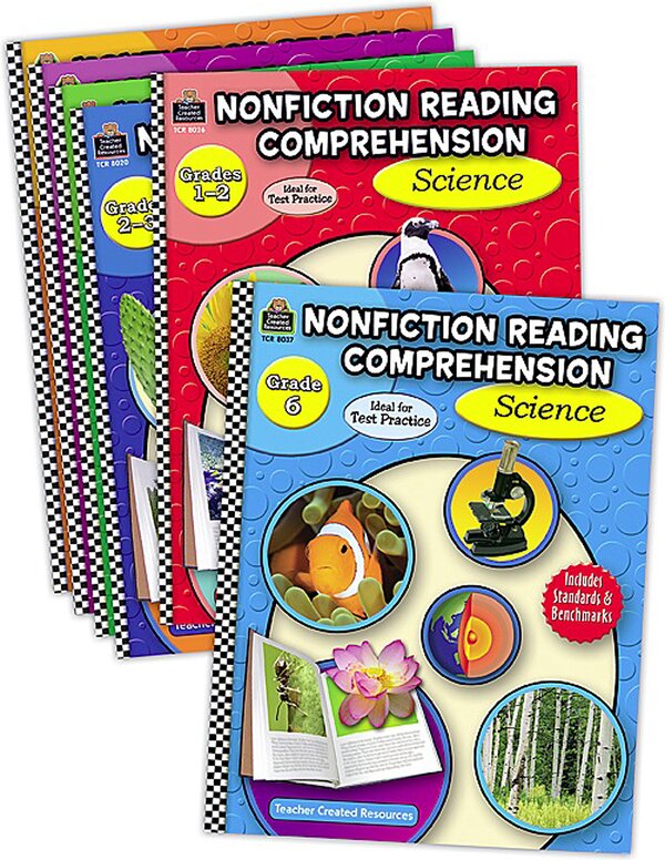 TCR9862 Nonfiction Reading Comprehension: Science Set (6 books) Image