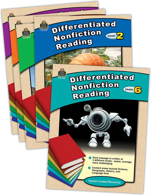 TCR9990 Differentiated Nonfiction Reading Set (5 bks) Image