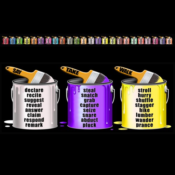 TCRA1358 Brighten Your Vocabulary Chalkboard Topper Image
