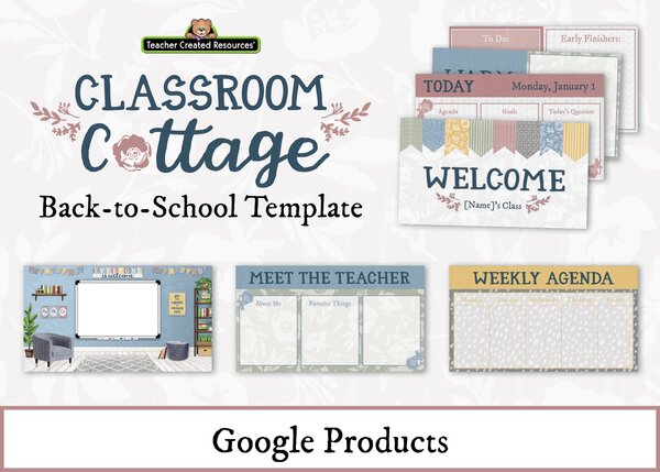 Classroom Cottage Back to School Template