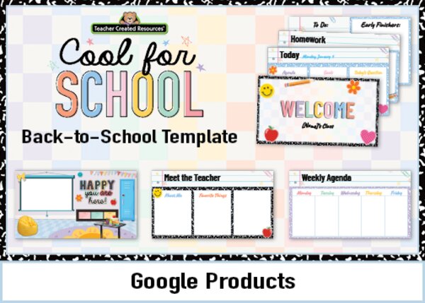 Cool for School Back to School Template