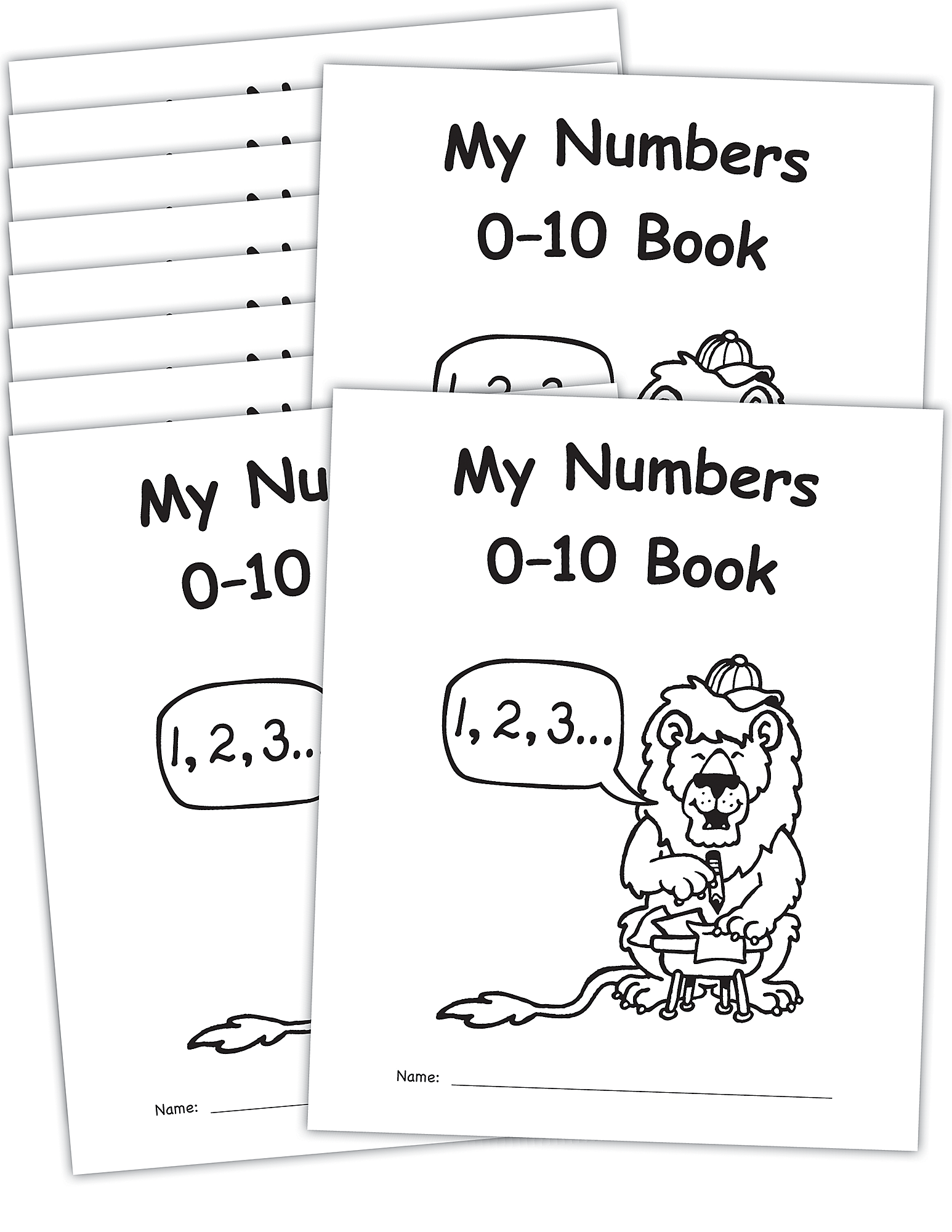 My Own Numbers 0–10 Book, 10-pack - TCR60115 | Teacher Created Resources