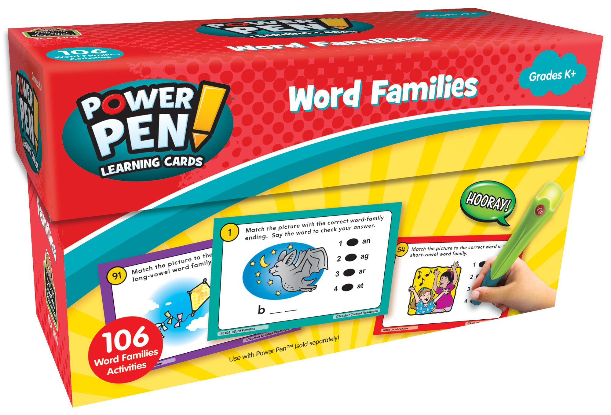 Power Pen Learning Cards: Word Families