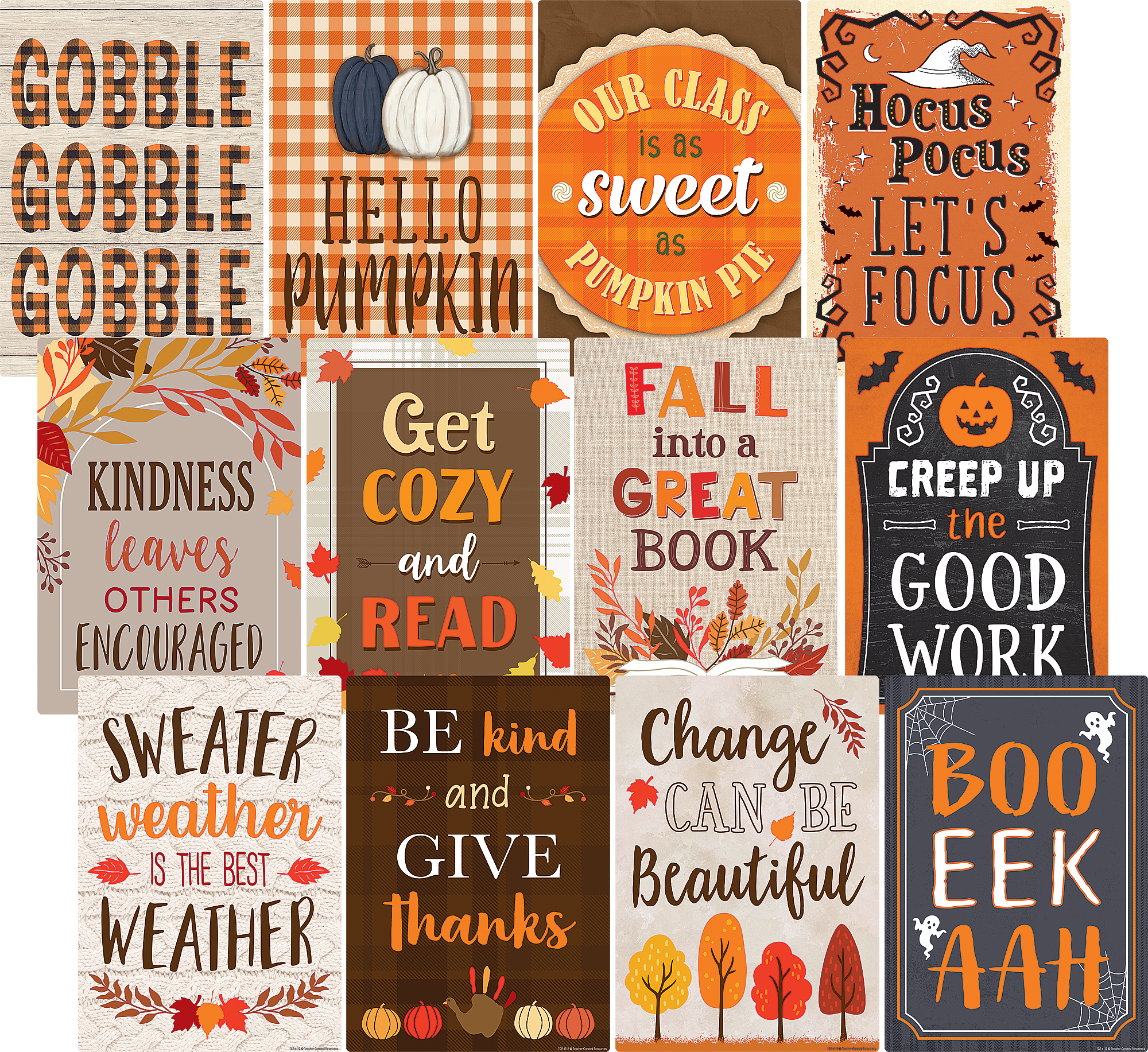 Resources Poster Fall Pack | Small TCR6112 Teacher Created -