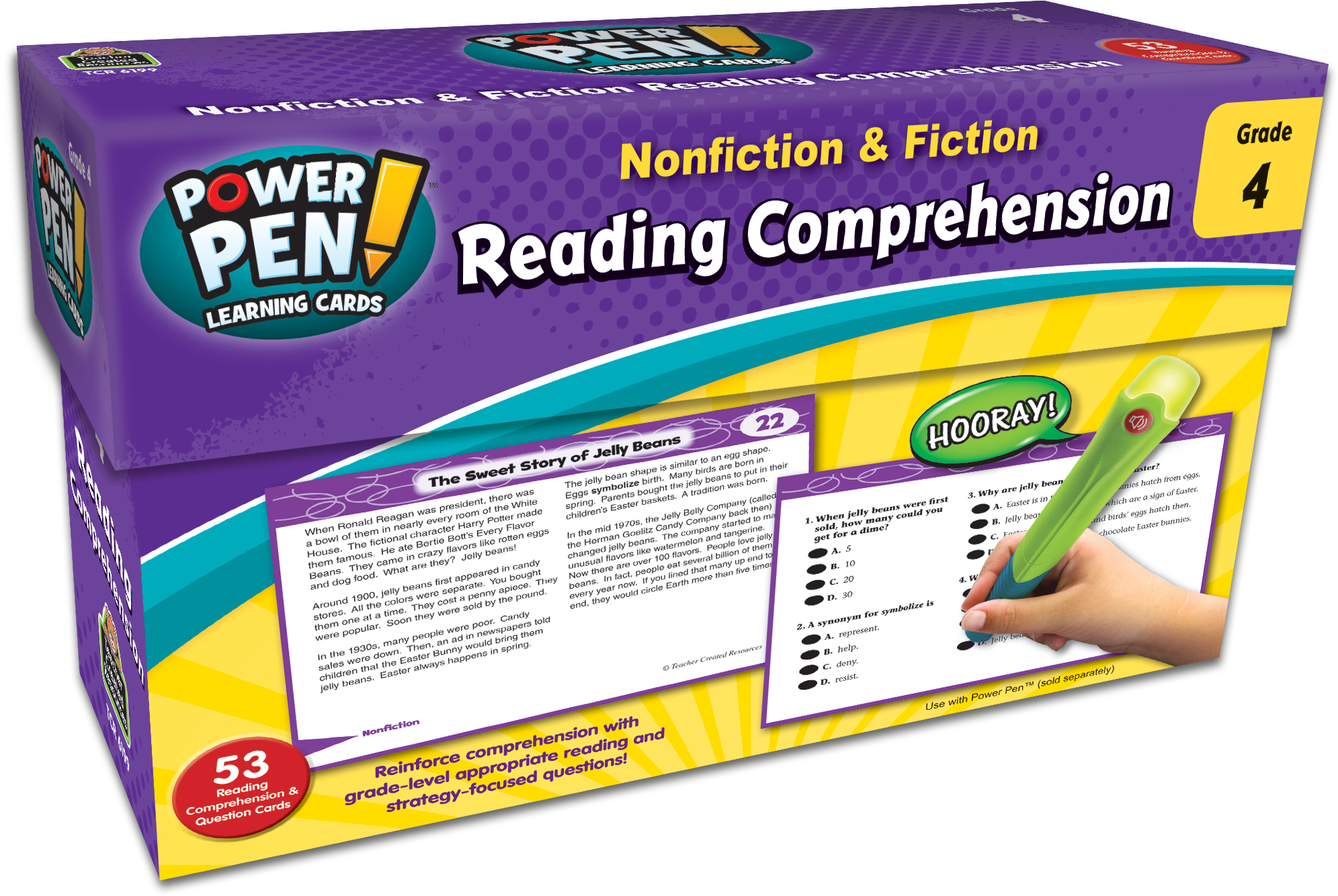 Power Pen Learning Cards Reading Comprehension Grade 4 