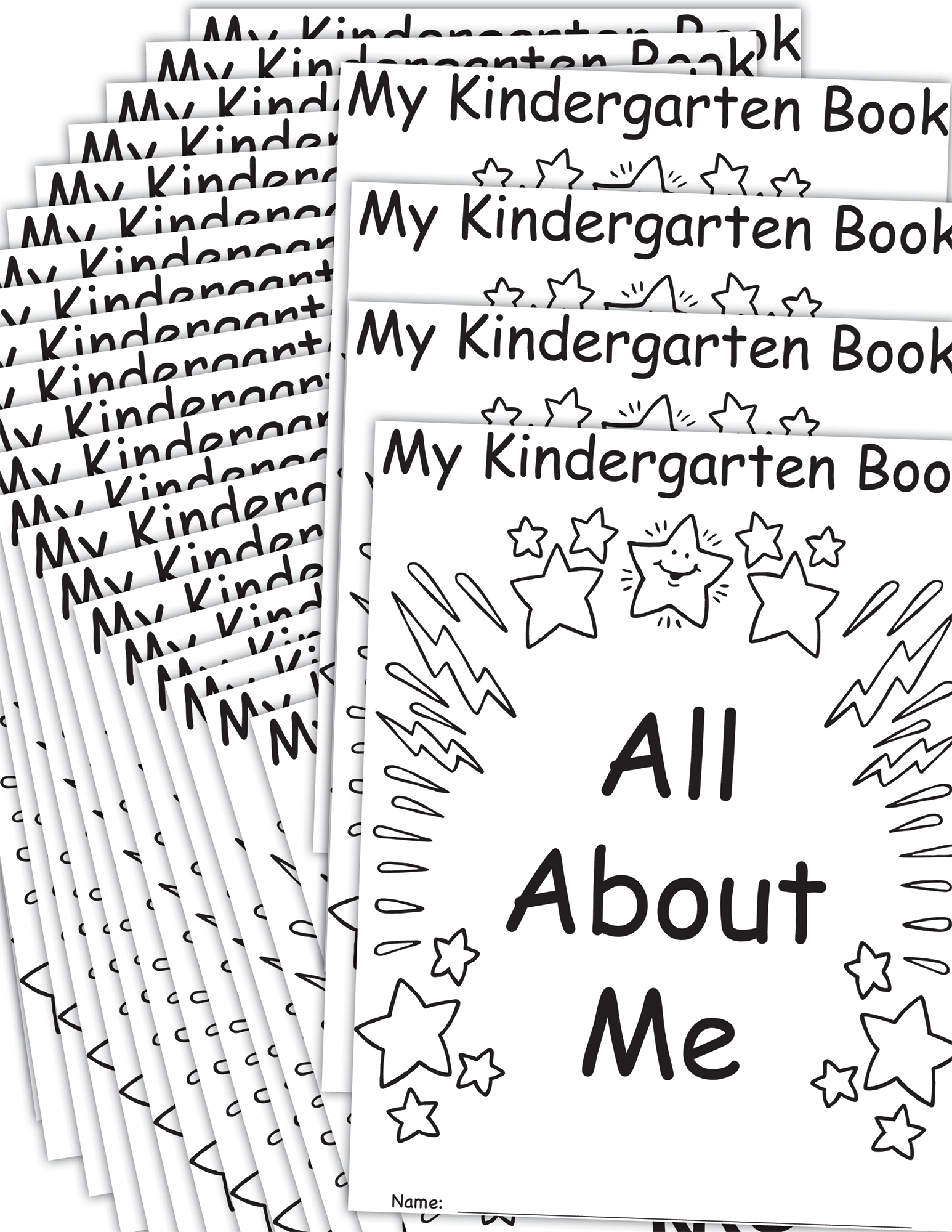 My Own Kindergarten Book All About Me 25 Pack TCR62020 Teacher