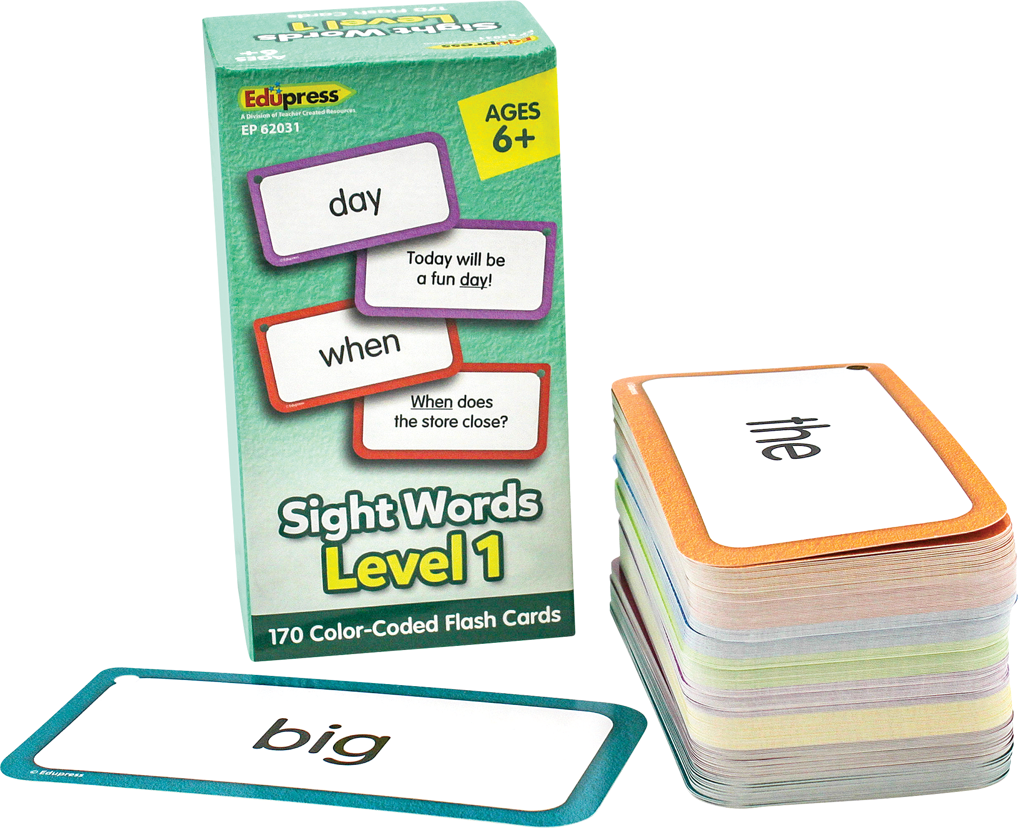 Sight Words Flash Cards - Level 1 - TCR62031 | Teacher Created Resources