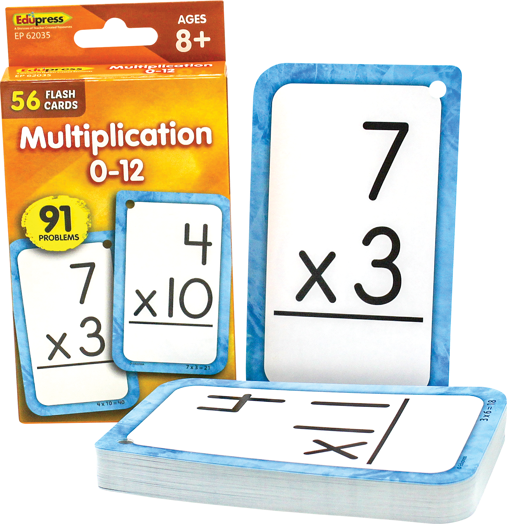 Multiplication 0â€“12 Flash Cards