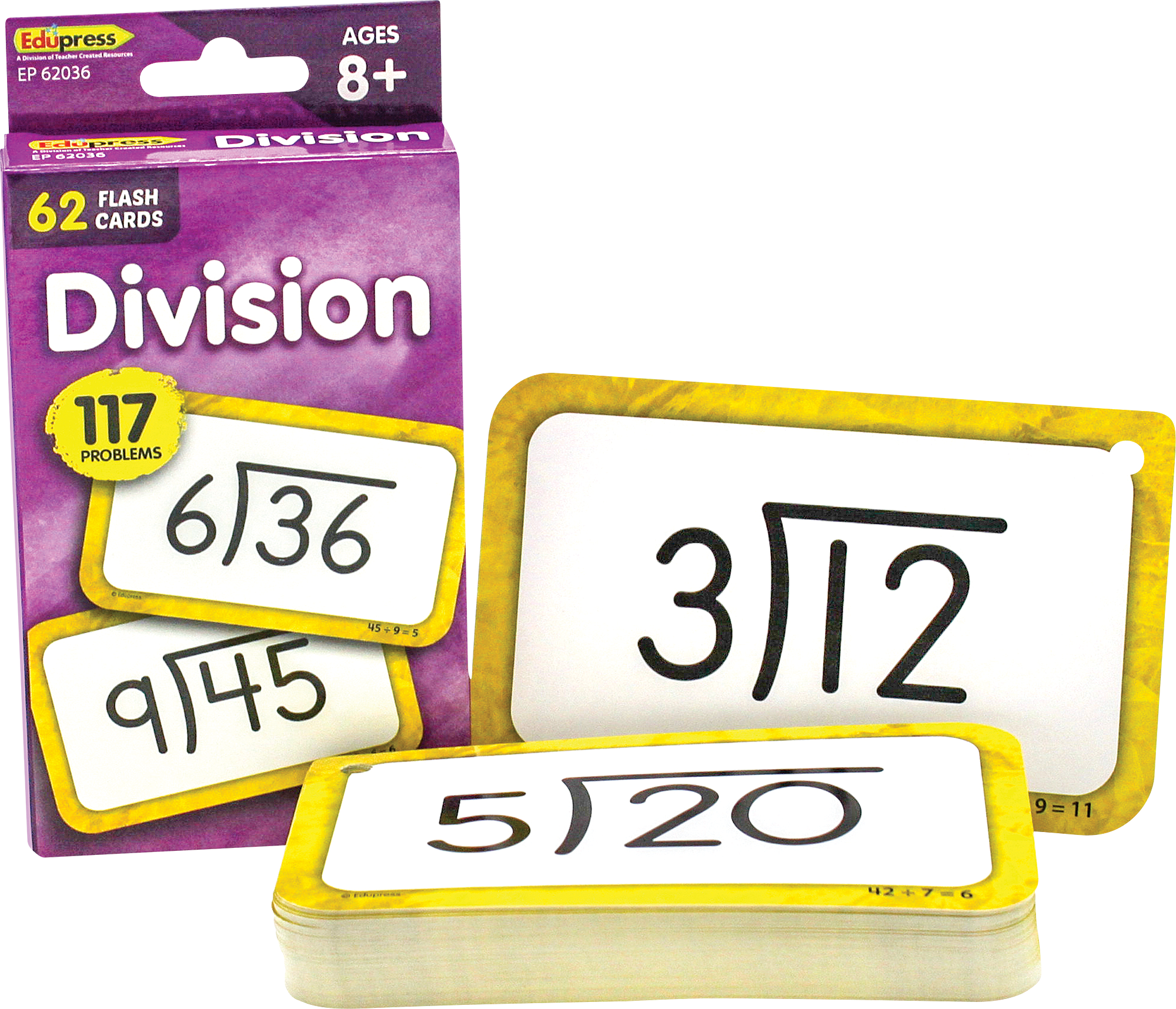Division Flash Cards TCR62036 Teacher Created Resources