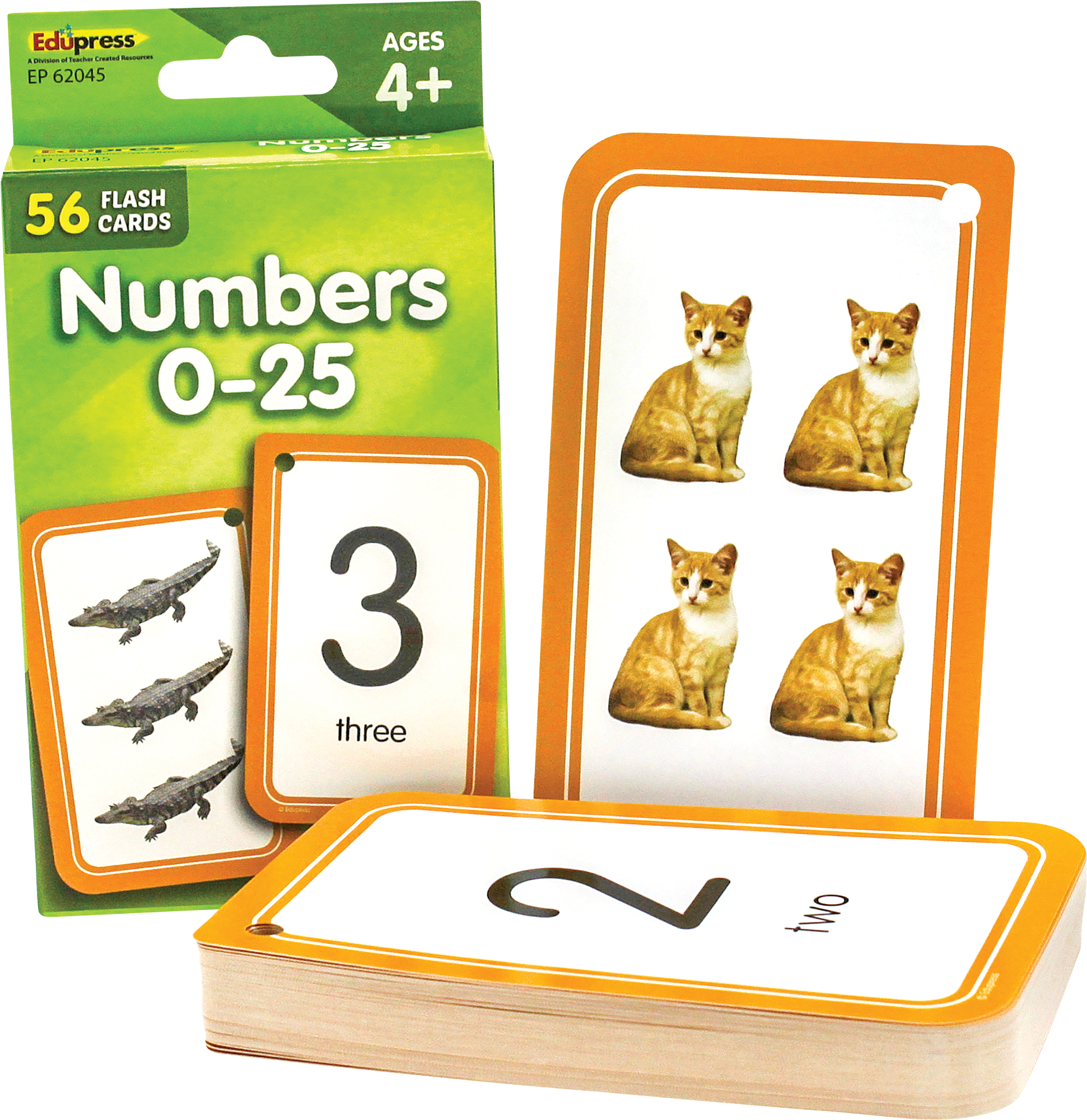 Numbers 0â€“25 Flash Cards