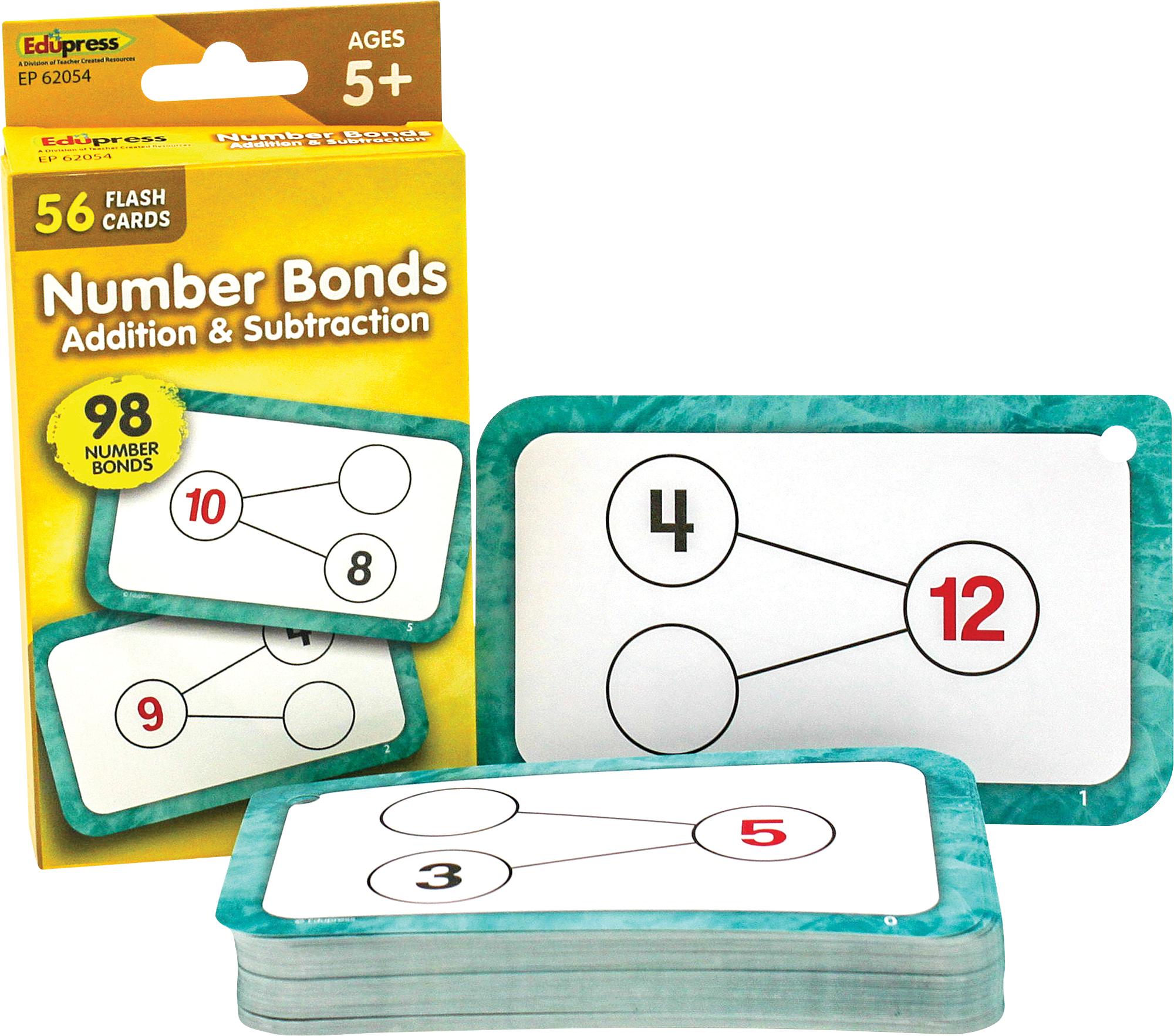 Number Bonds Flash Cards - Addition & Subtraction
