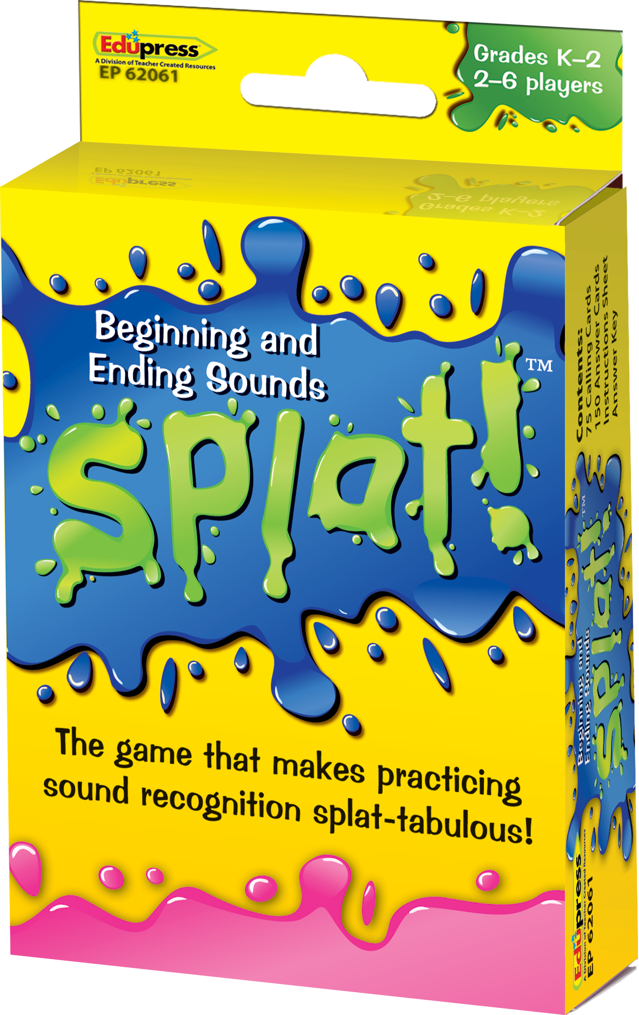 Splatâ„¢ Game: Beginning and Ending Sounds