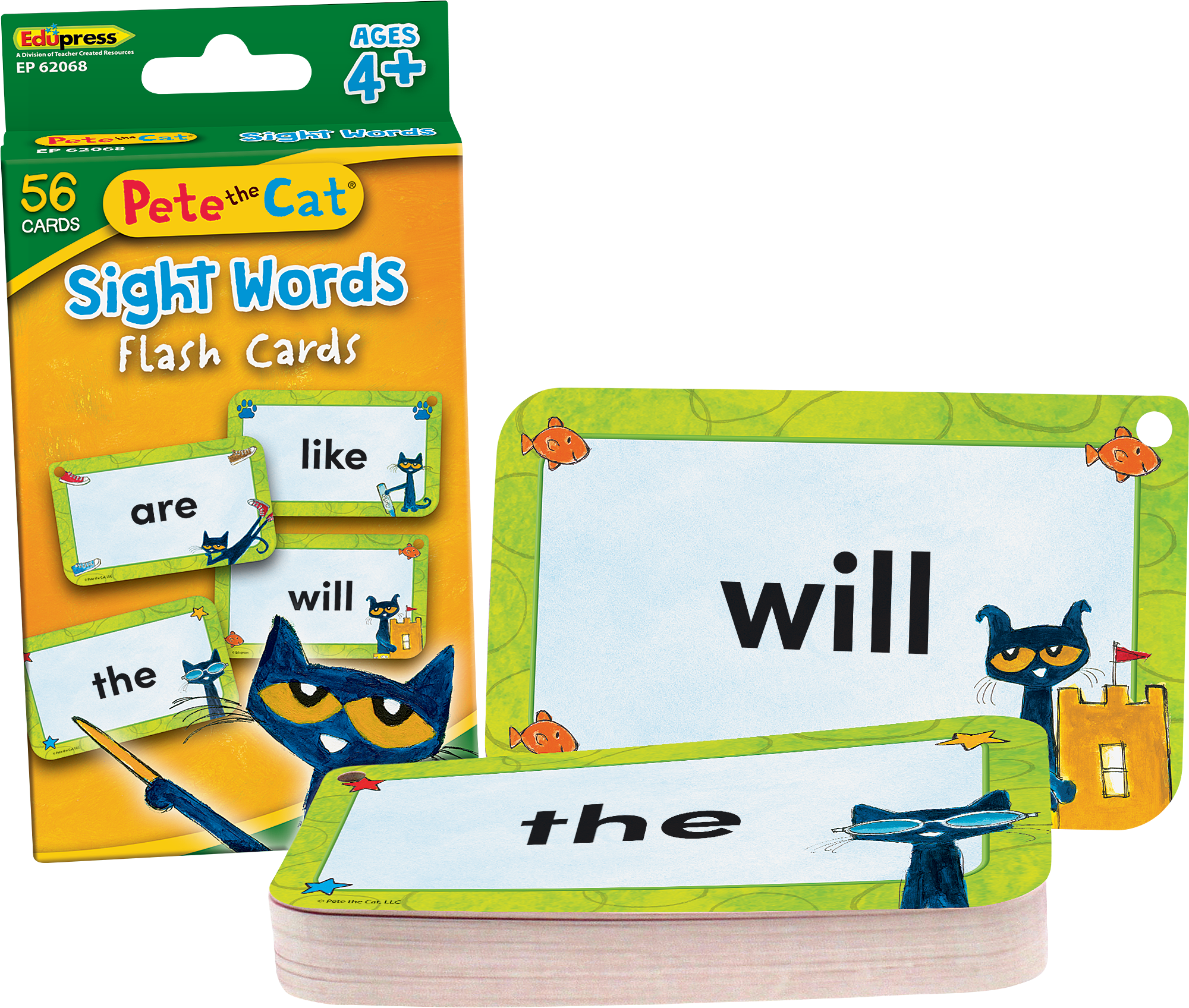 Pete the CatÂ® Sight Words Flash Cards