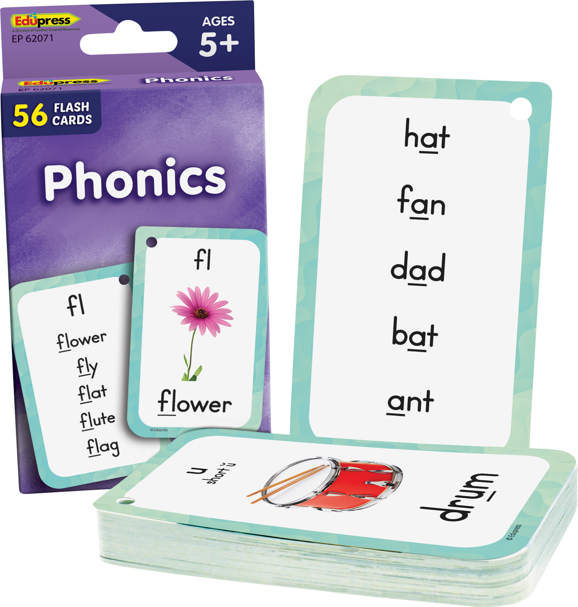 Phonics Flash Cards TCR62071 Teacher Created Resources