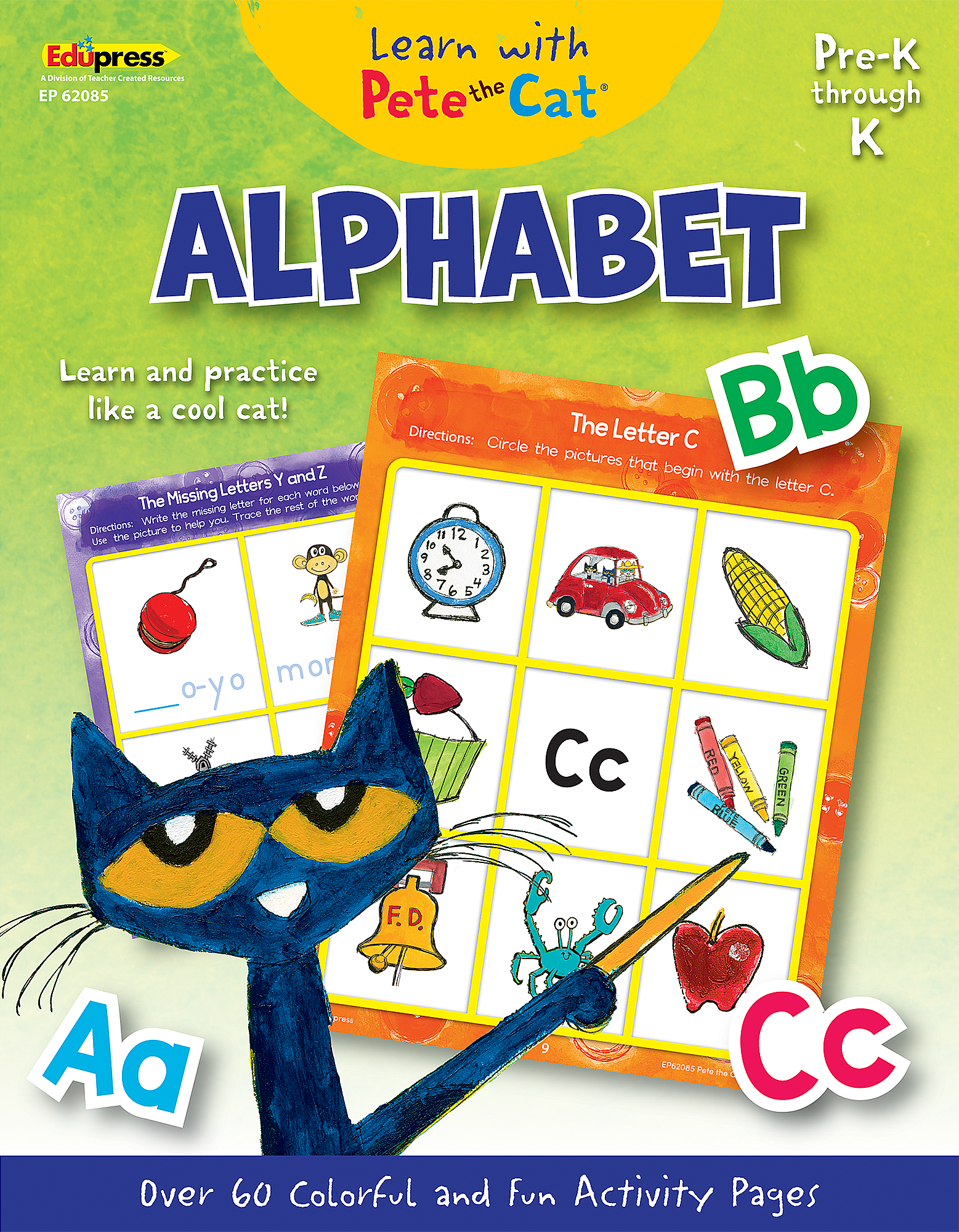 Learn with Pete the Cat: Alphabet - TCR62085 | Teacher