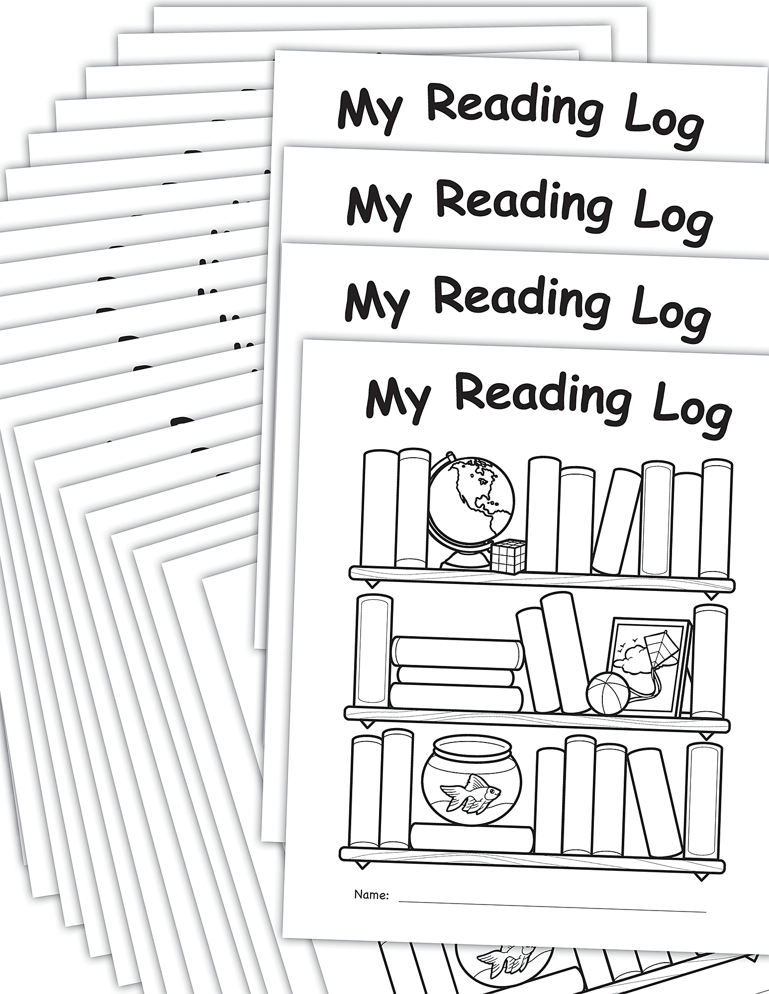 My Own Books: My Reading Log, 25-Pack - TCR62145 | Teacher Created ...