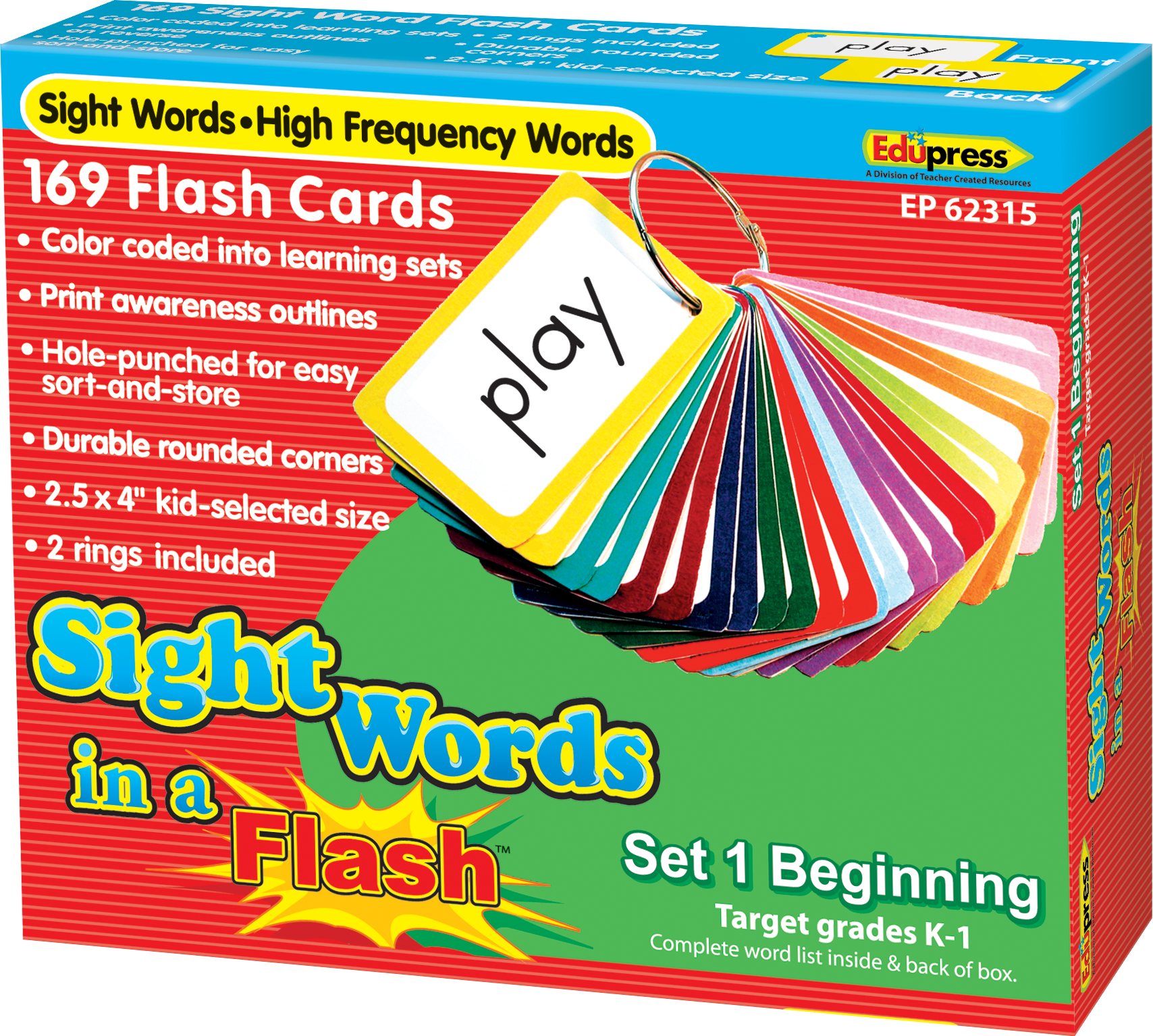 Sight Words in a Flashâ„¢ Cards (Gr. Kâ€“1)
