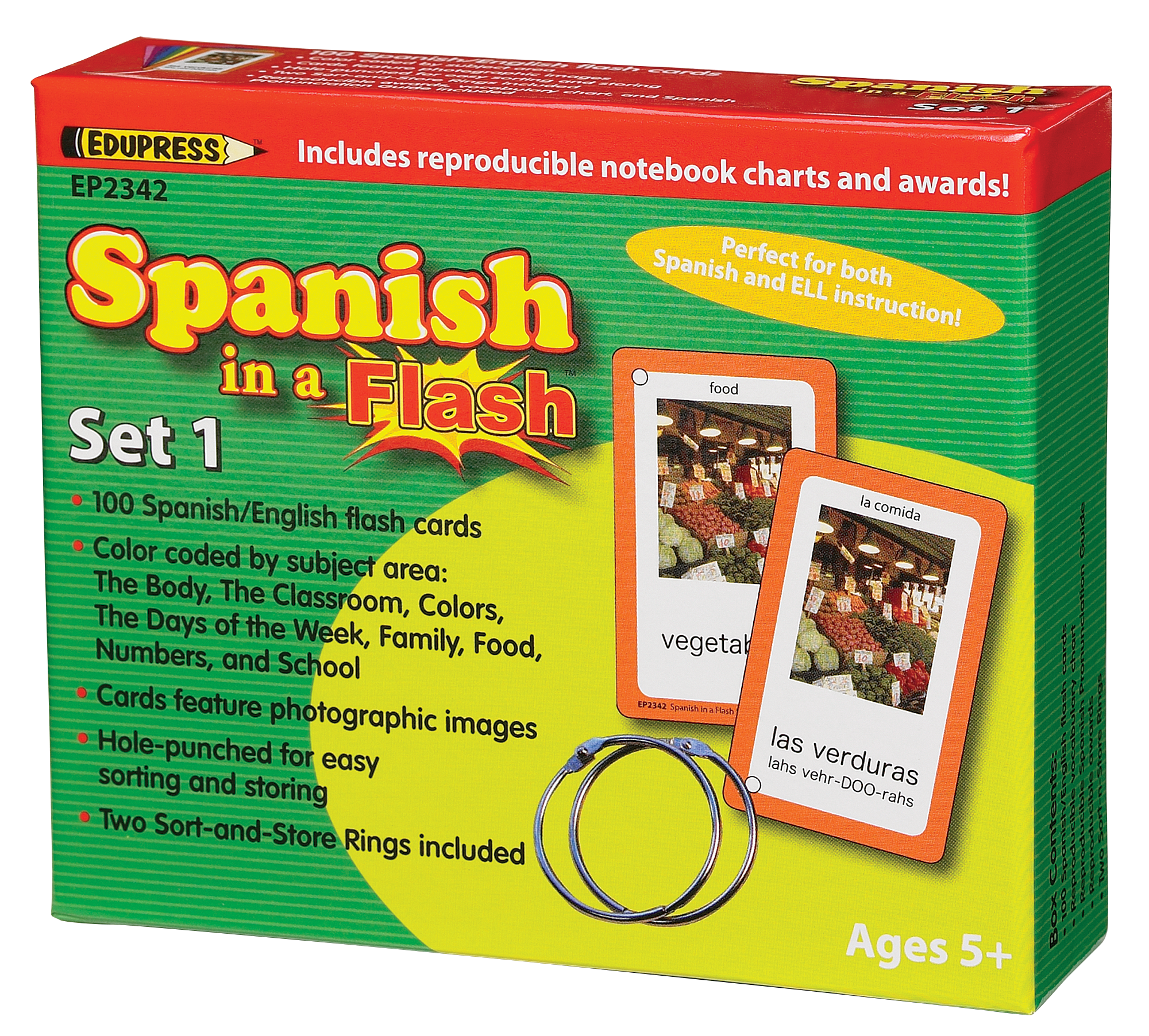 English & Spanish Flashcard Sets