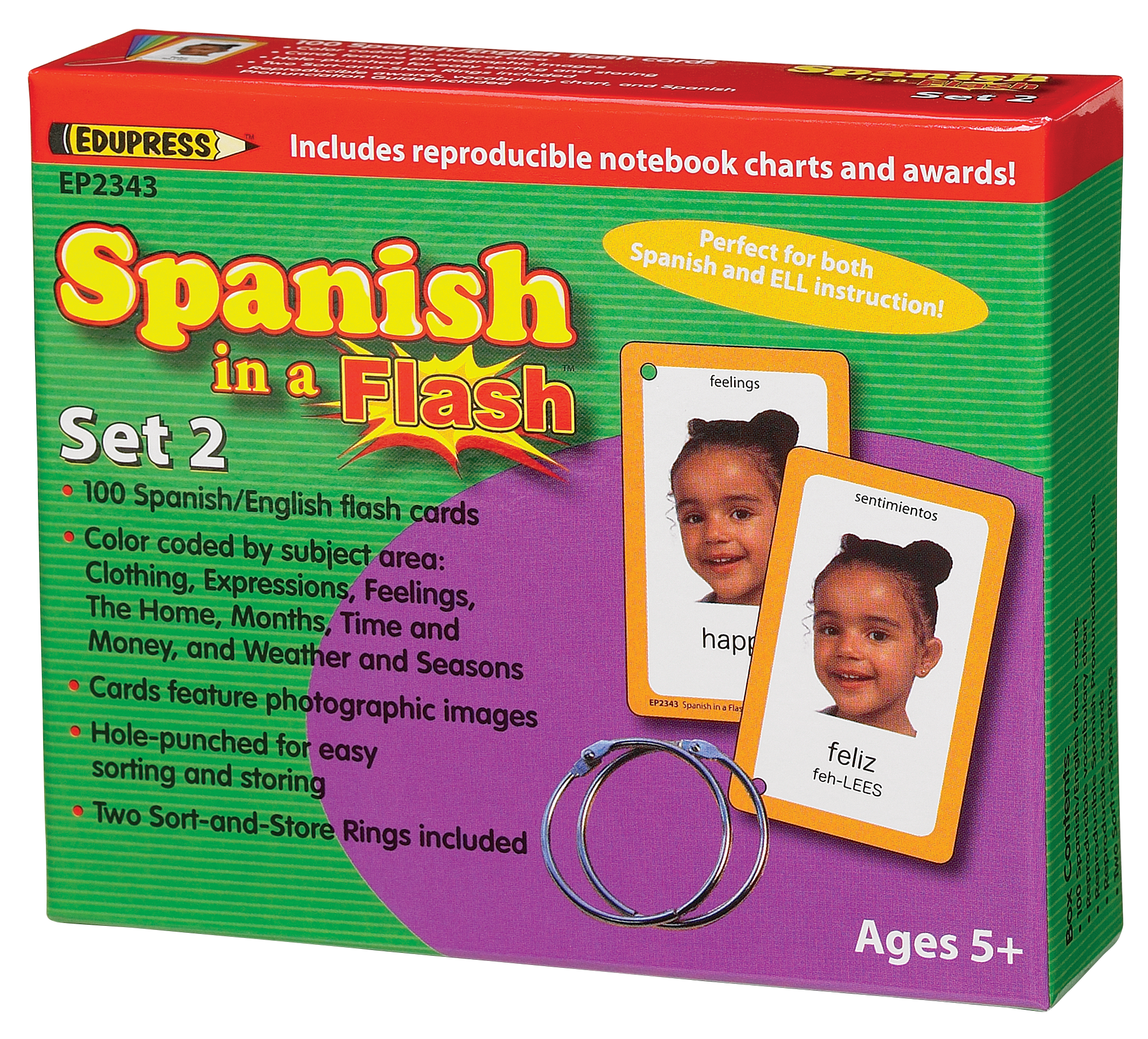 Spanish in a Flashâ„¢ Cards Set 2