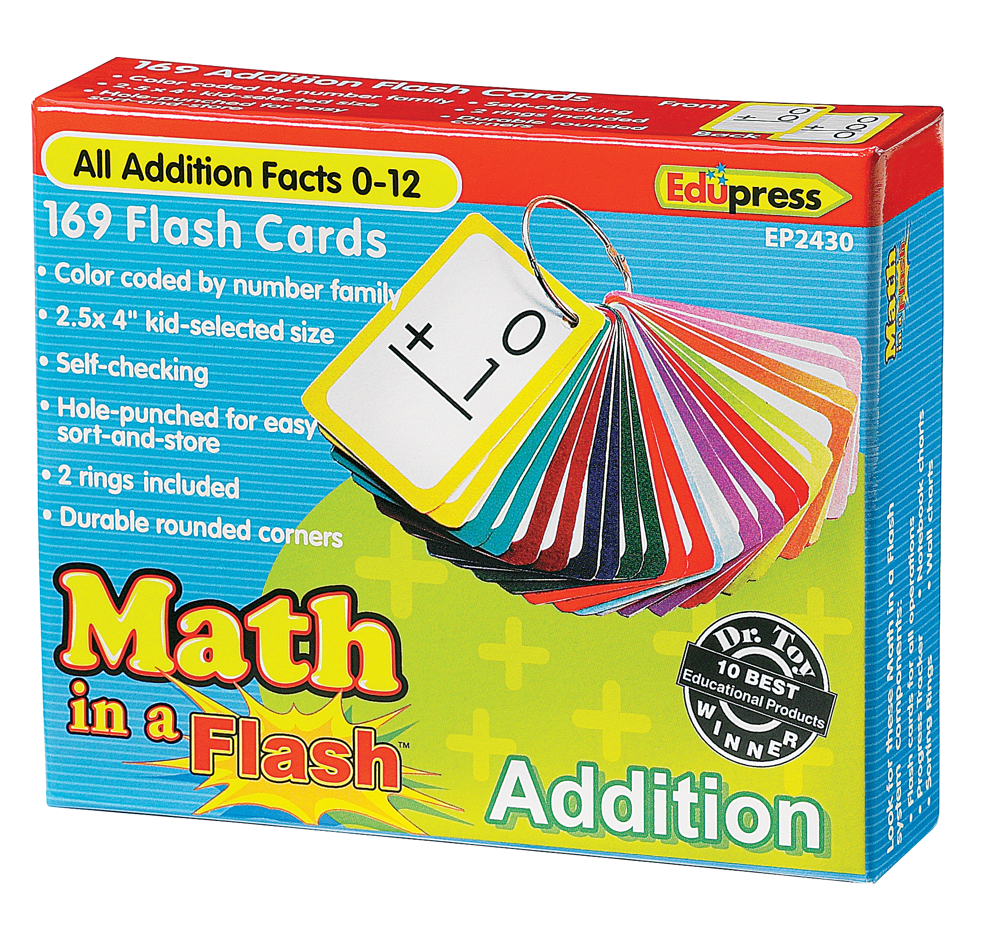 Math in a Flashâ„¢ Cards: Addition