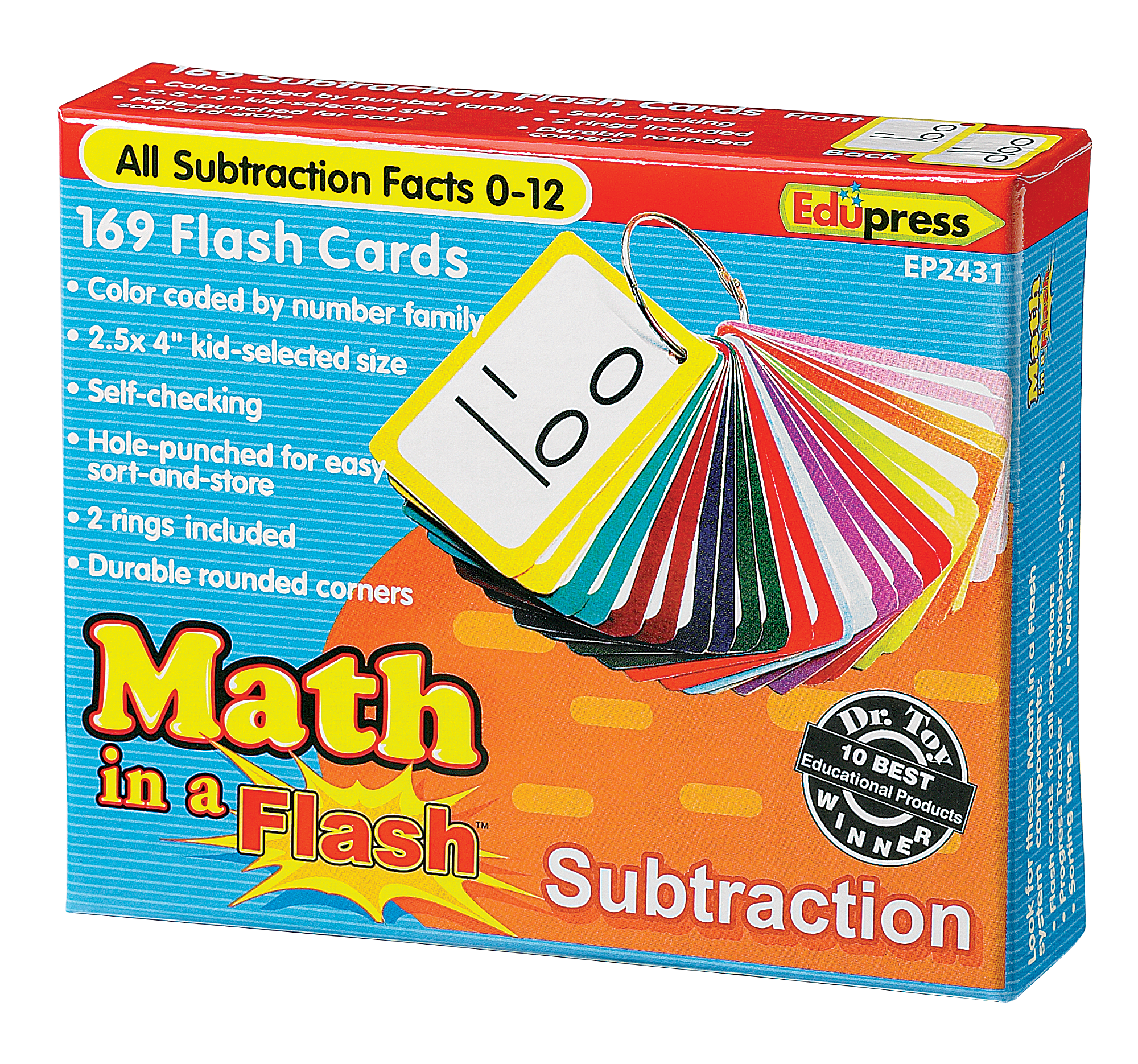 Math in a Flashâ„¢ Cards: Subtraction