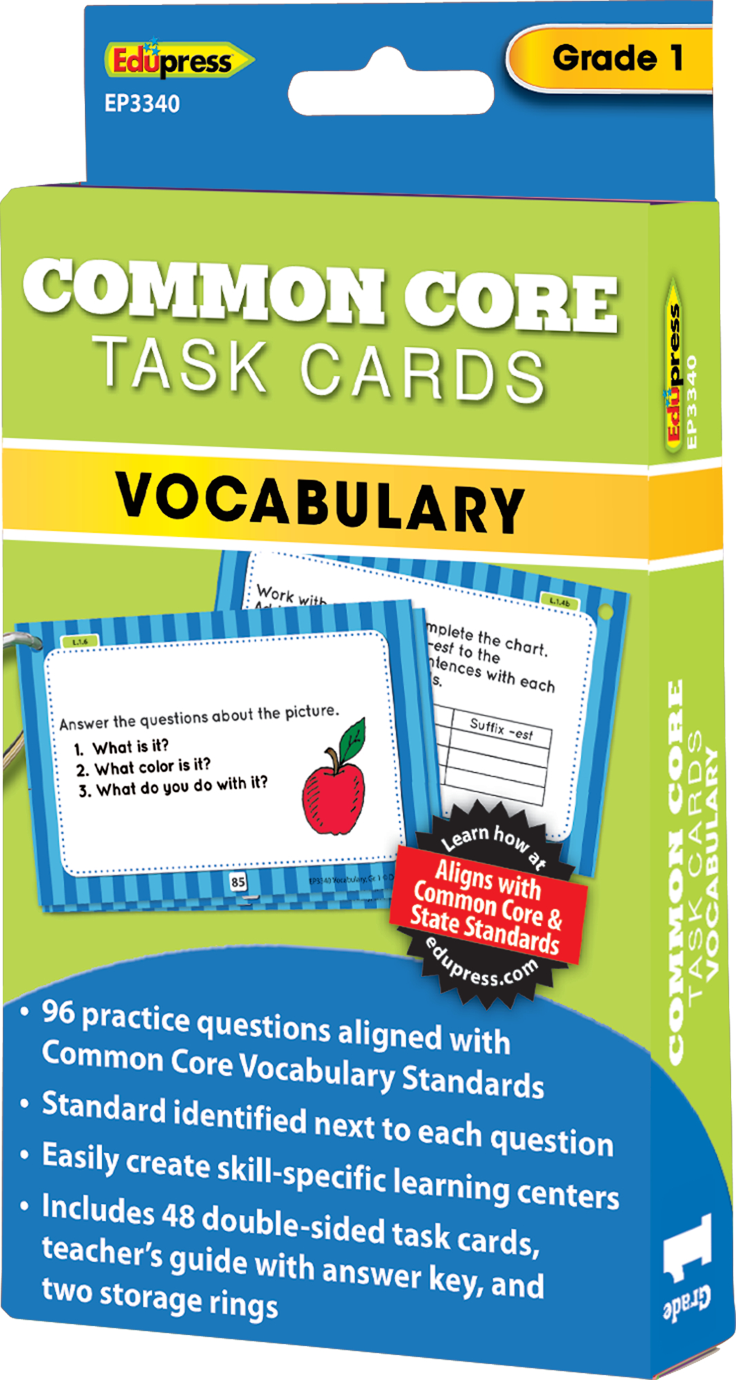 Common Core Vocabulary Task Cards Grade 1 TCR63340 Teacher Created Resources