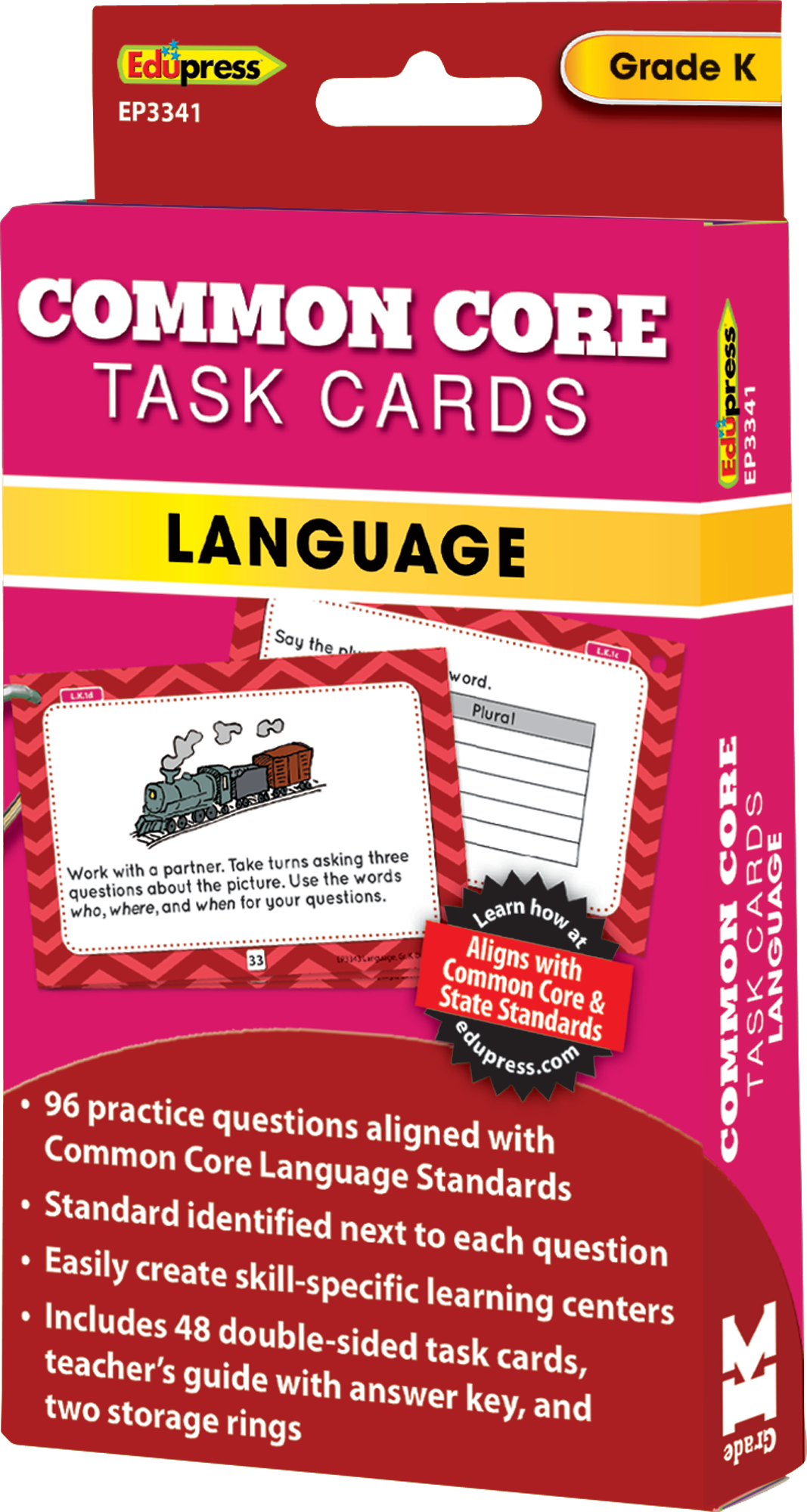 Common Core Language Task Cards Grade K TCR63341 Teacher Created