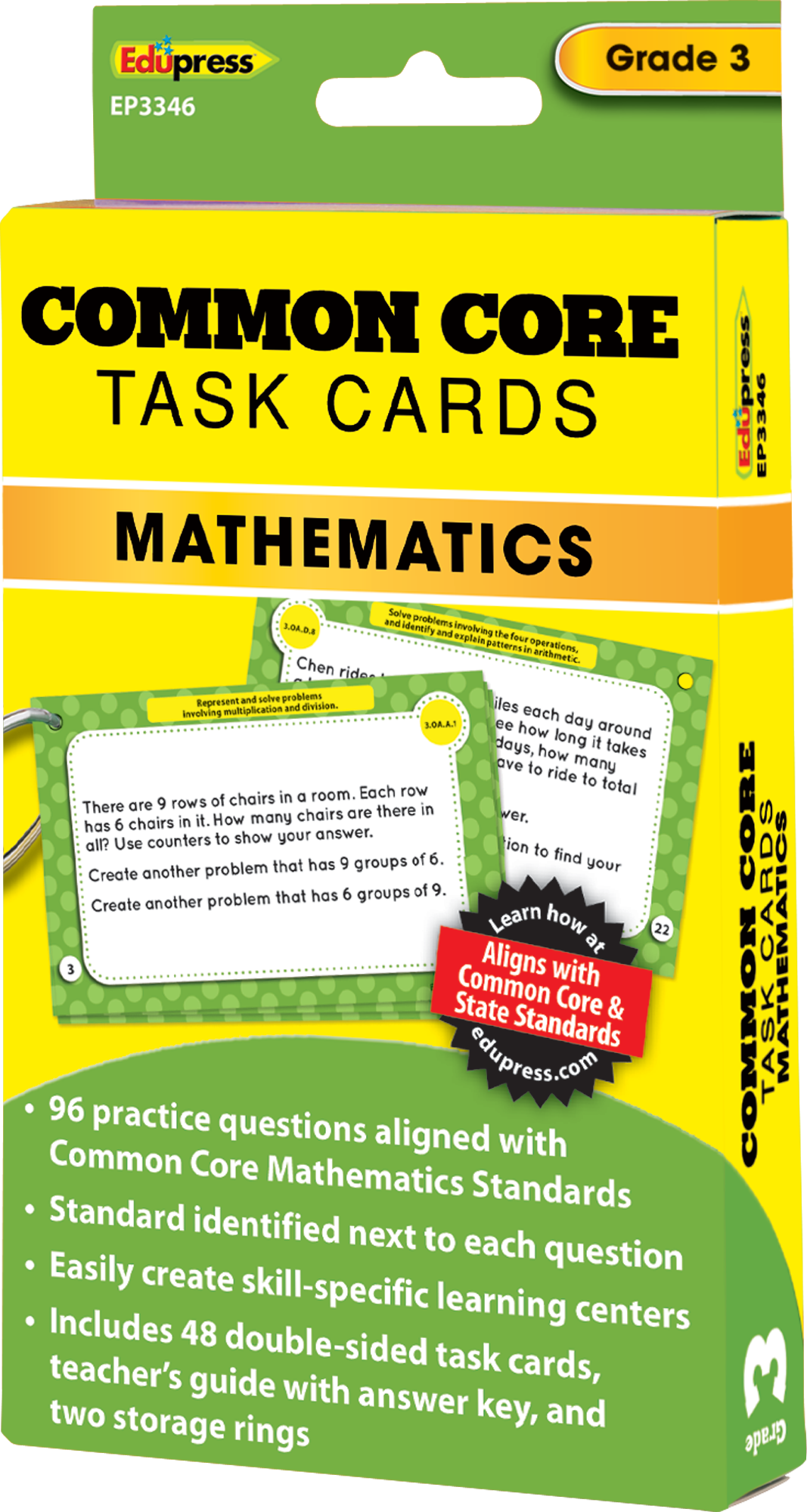Common Core Math Task Cards Grade 3 TCR63346 Teacher Created Resources