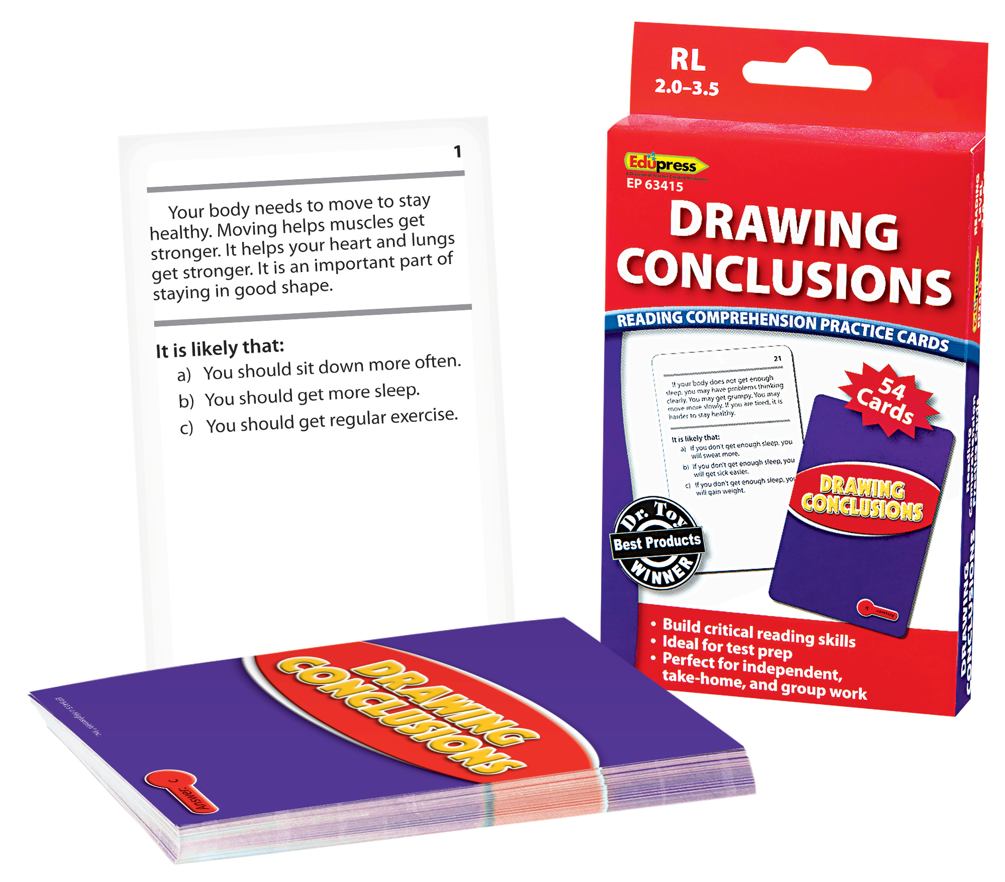 drawing-conclusions-practice-cards-red-level-tcr63415-teacher