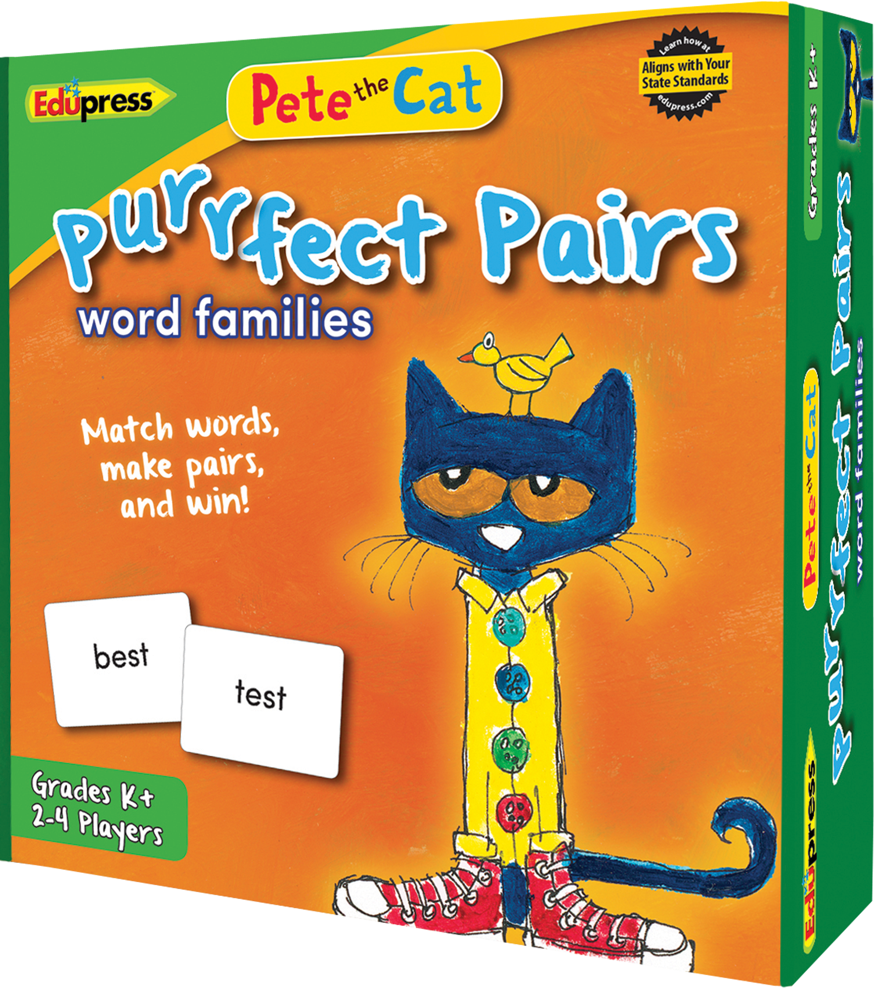Pete the CatÂ® Purrfect Pairs Game: Word Families