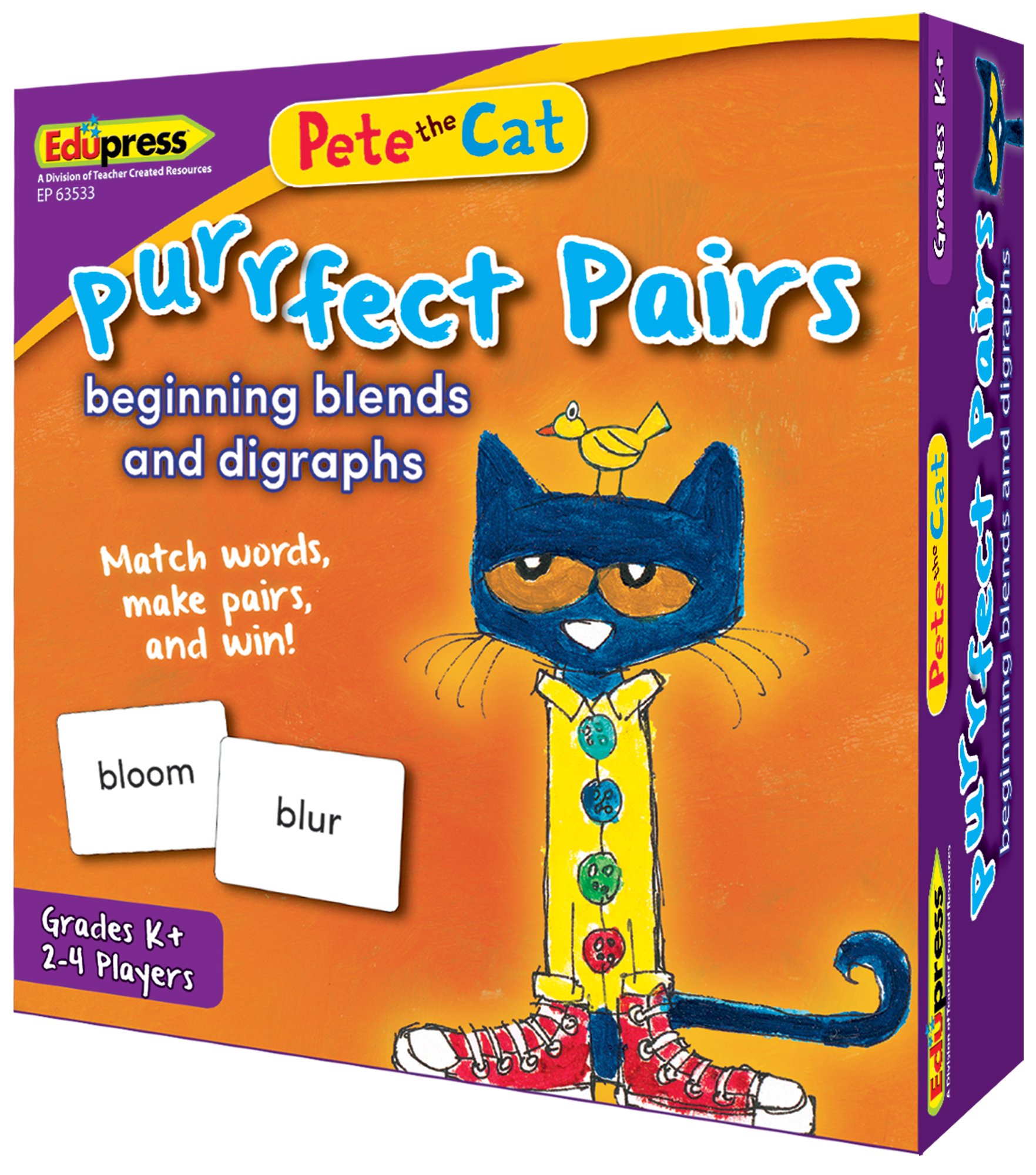 Pete the CatÂ® Purrfect Pairs Game: Beginning Blends and Digraghs