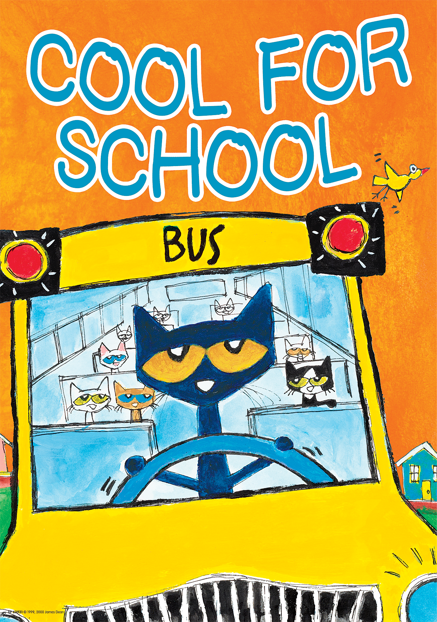 Pete the Cat Cool For School Positive Poster - TCR63931 | Teacher