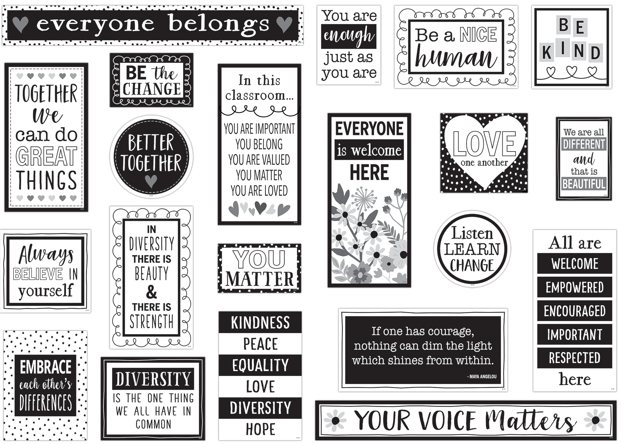 Celebrate Diversity Mini Bulletin Board - TCR6803 | Teacher Created ...