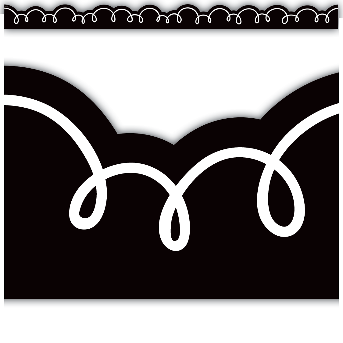 Teacher Created Resources Bordo Decorativo Smerlato A Quadretti Bianco E Nero - 12 Pezzi, 10,7 Metri Totali, Per Aule, Bacheche, Progetti Creativi E Finestre