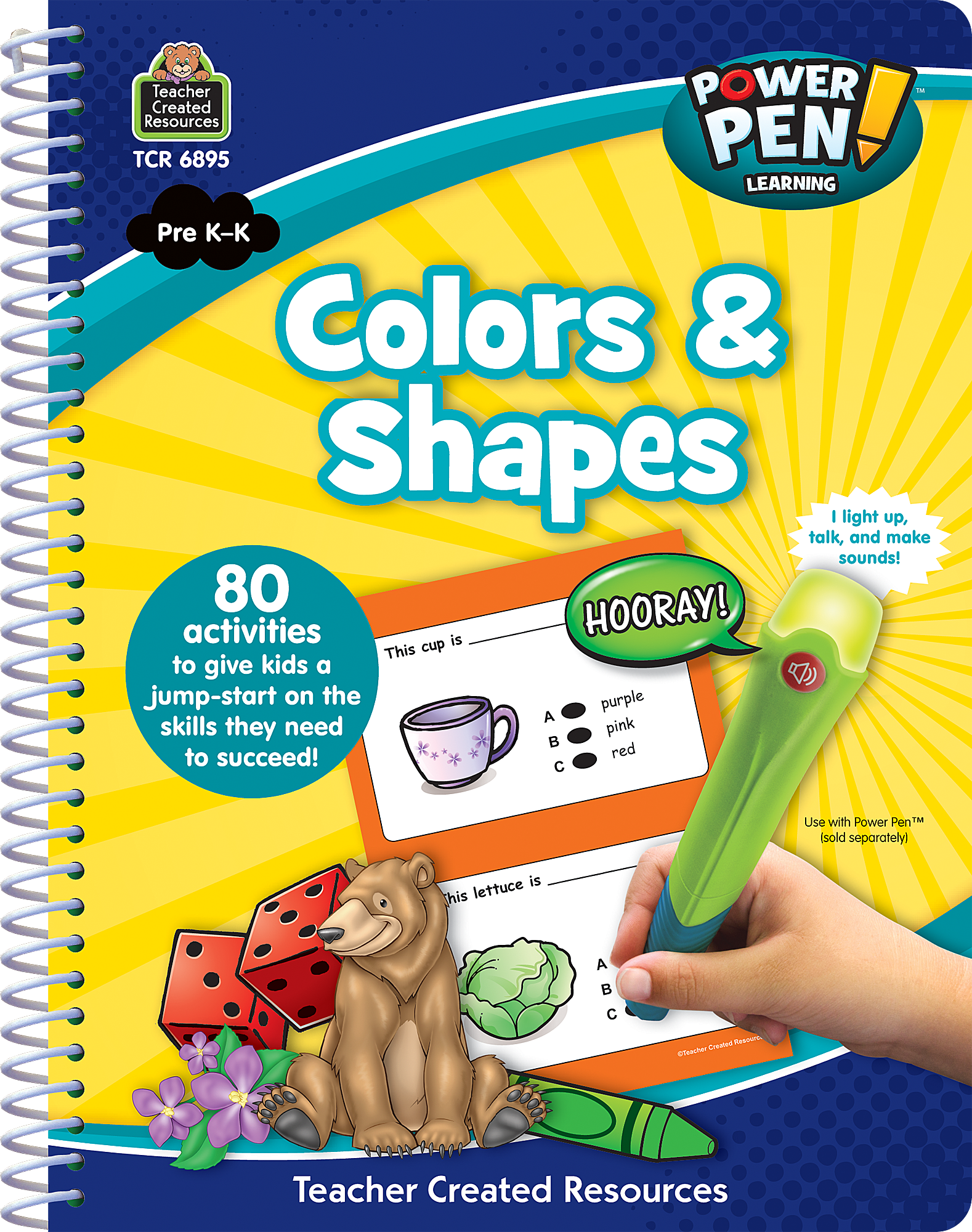 Power Pen Learning Book: Shapes and Colors - TCR6895 | Teacher Created