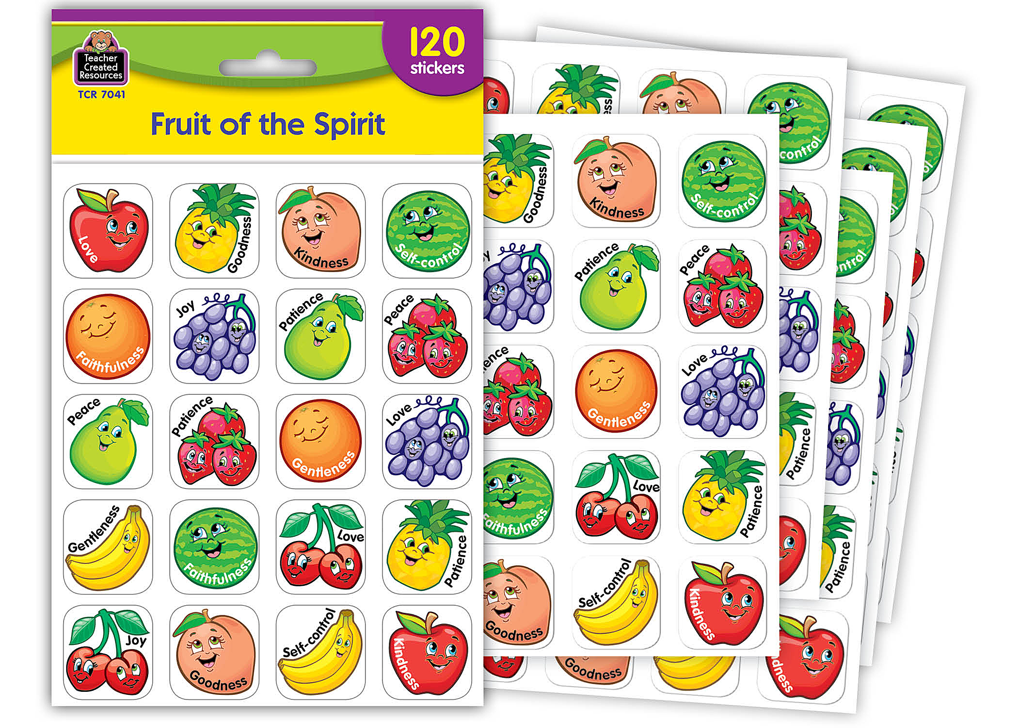 Fruit of the Spirit Stickers - TCR7041 | Teacher Created Resources