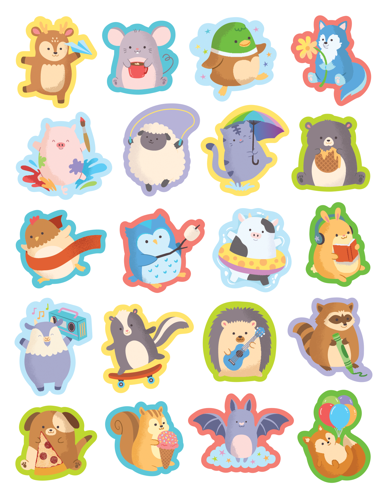 Cute Critters Stickers - TCR7086 | Teacher Created Resources