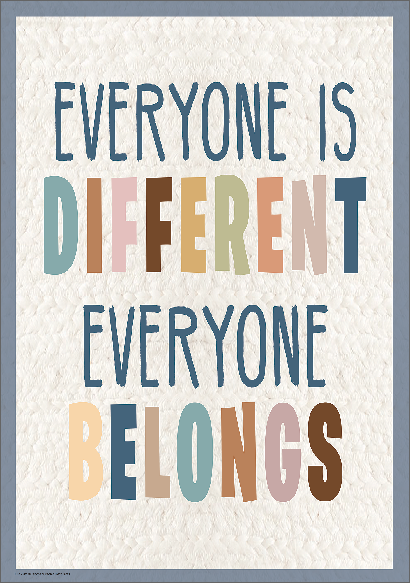 Everyone is Different, Everyone Belongs Positive Poster