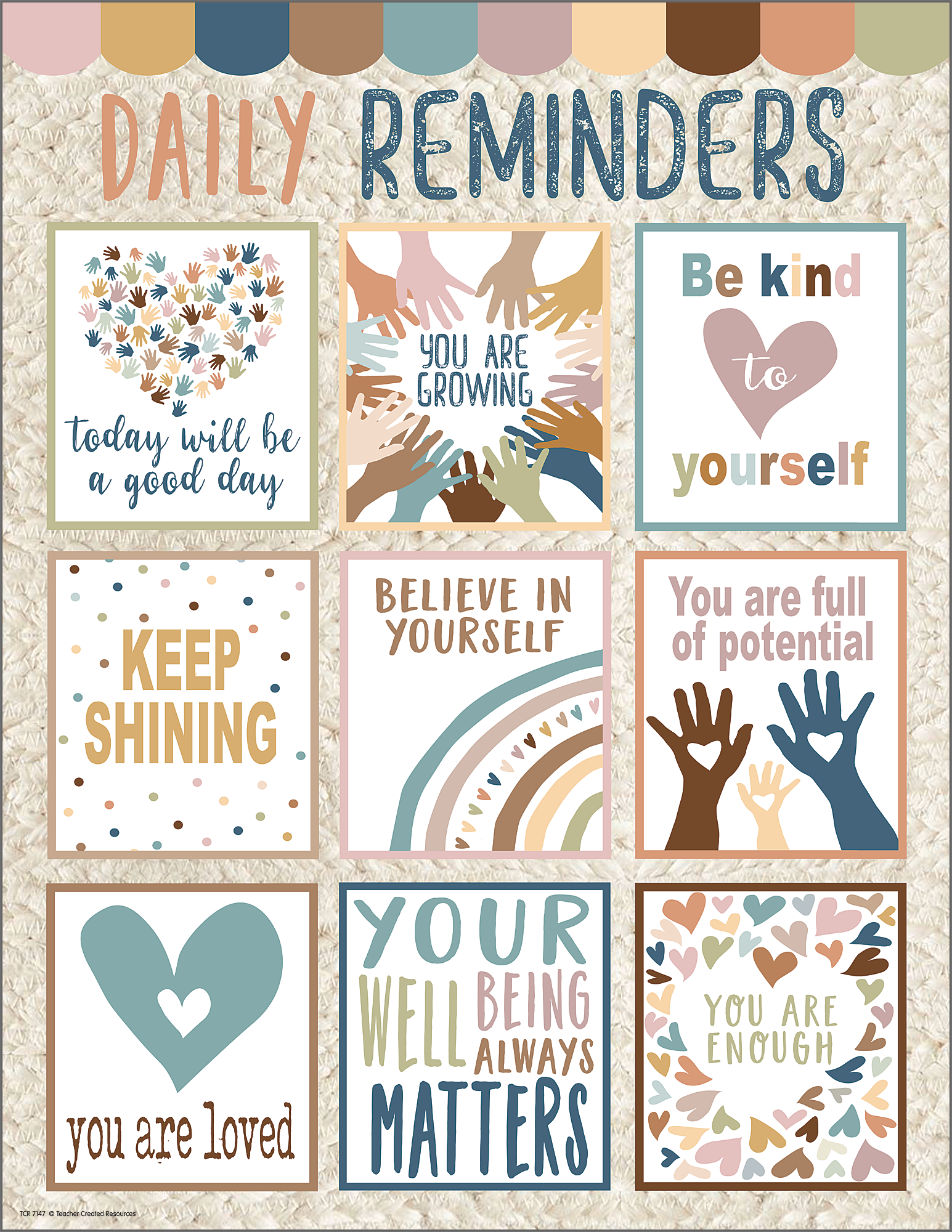 Everyone is Welcome Daily Reminders Chart