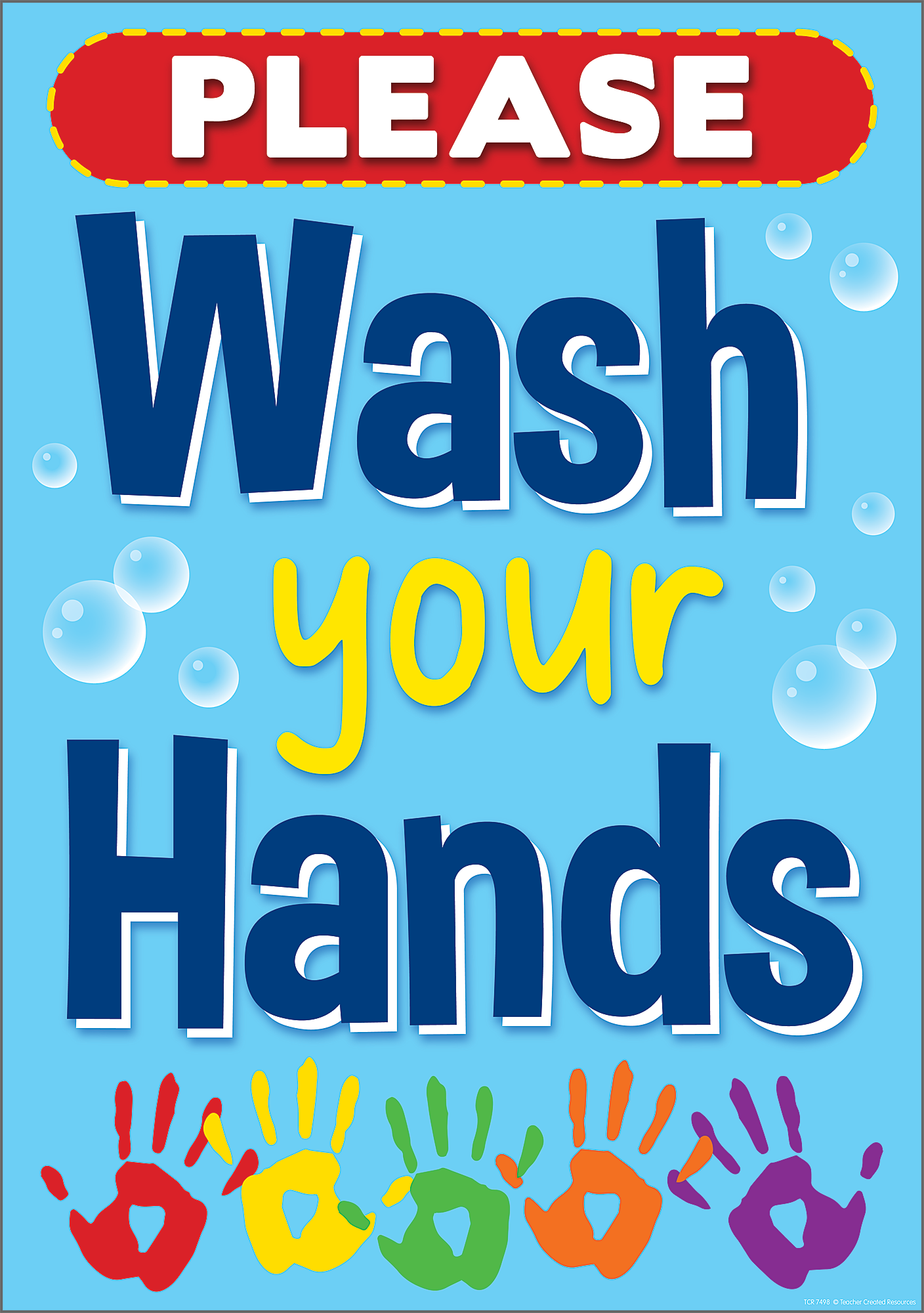 Wash Your Hands Positive Poster