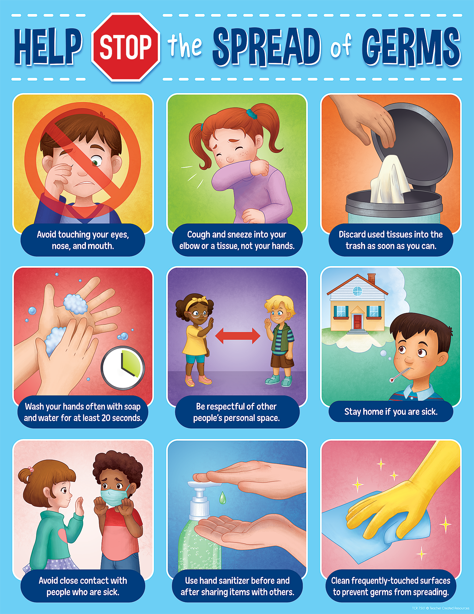 Плакат гигиена. Spread Germs. Face the consequences of Germs. Stop the help.