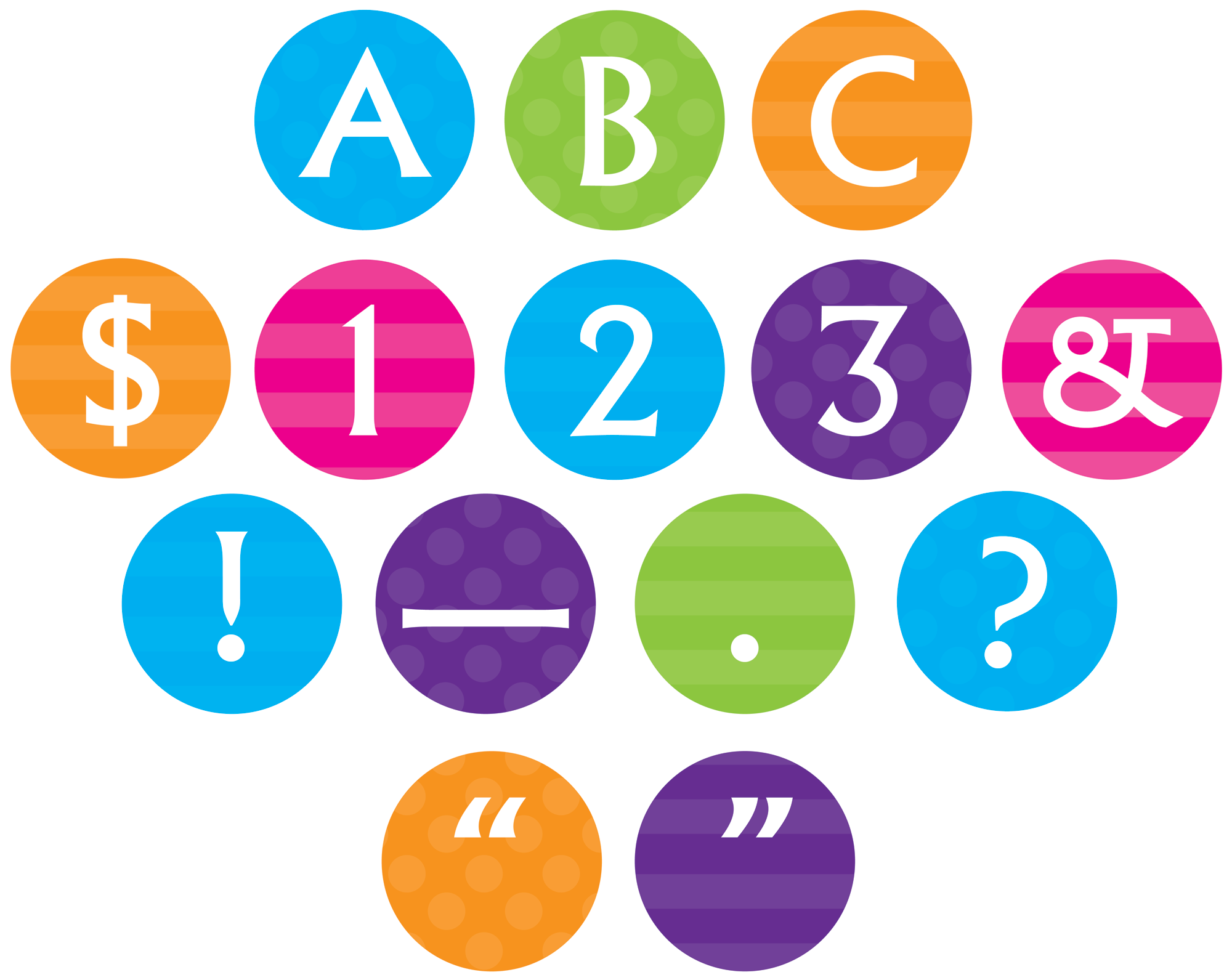 sassy circle letters tcr75401 teacher created resources