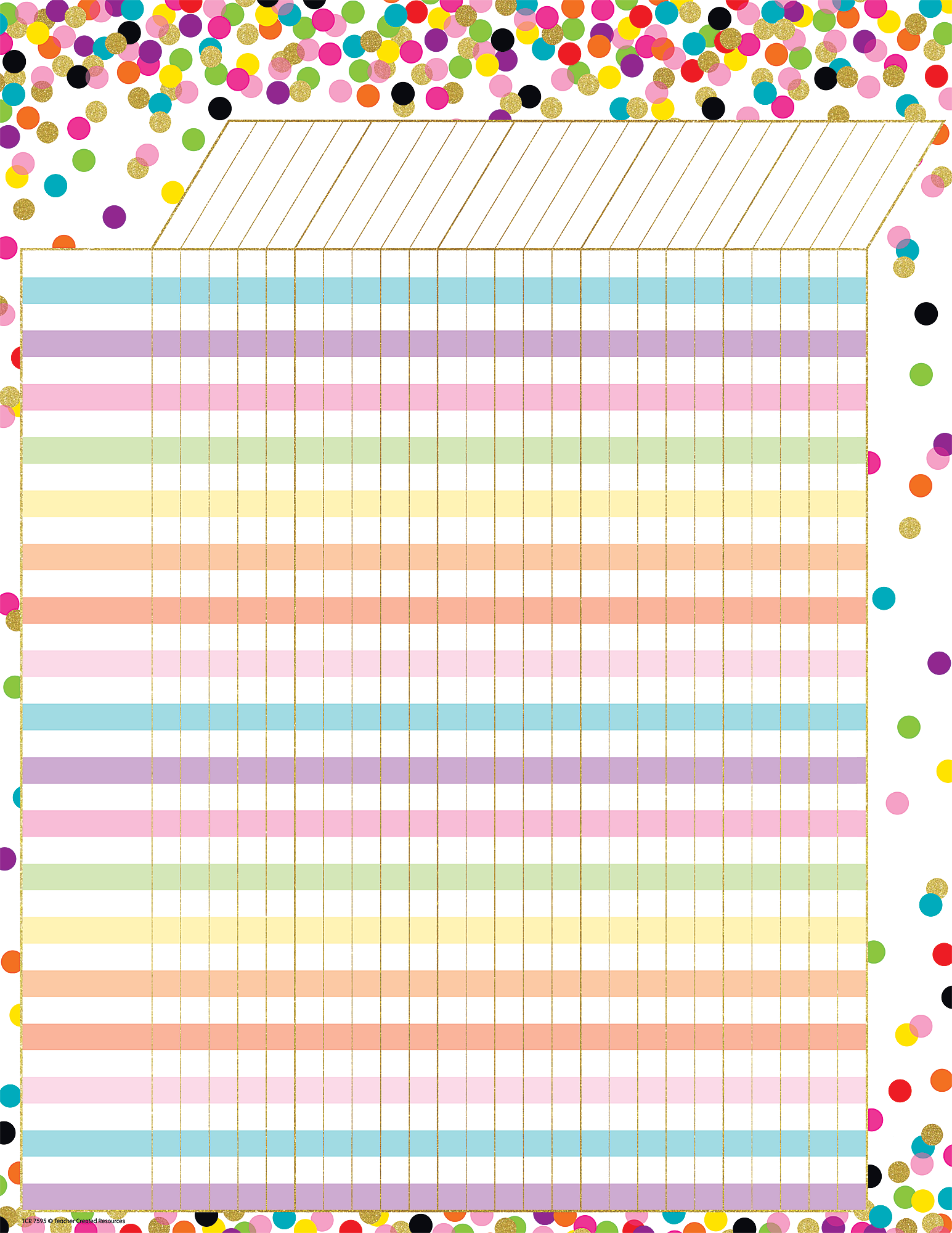 Confetti Incentive Chart Tcr7595 Teacher Created Resources 6197