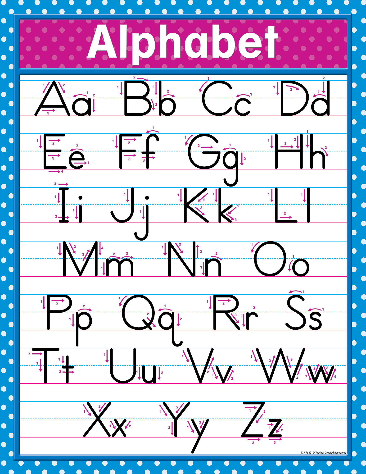 Traditional Printing Chart - TCR7642 | Teacher Created ...