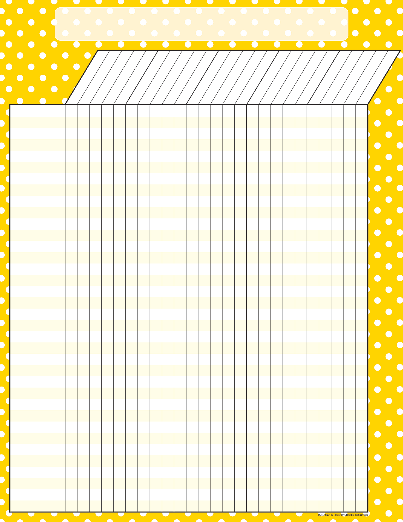 Yellow Polka Dots Incentive Chart