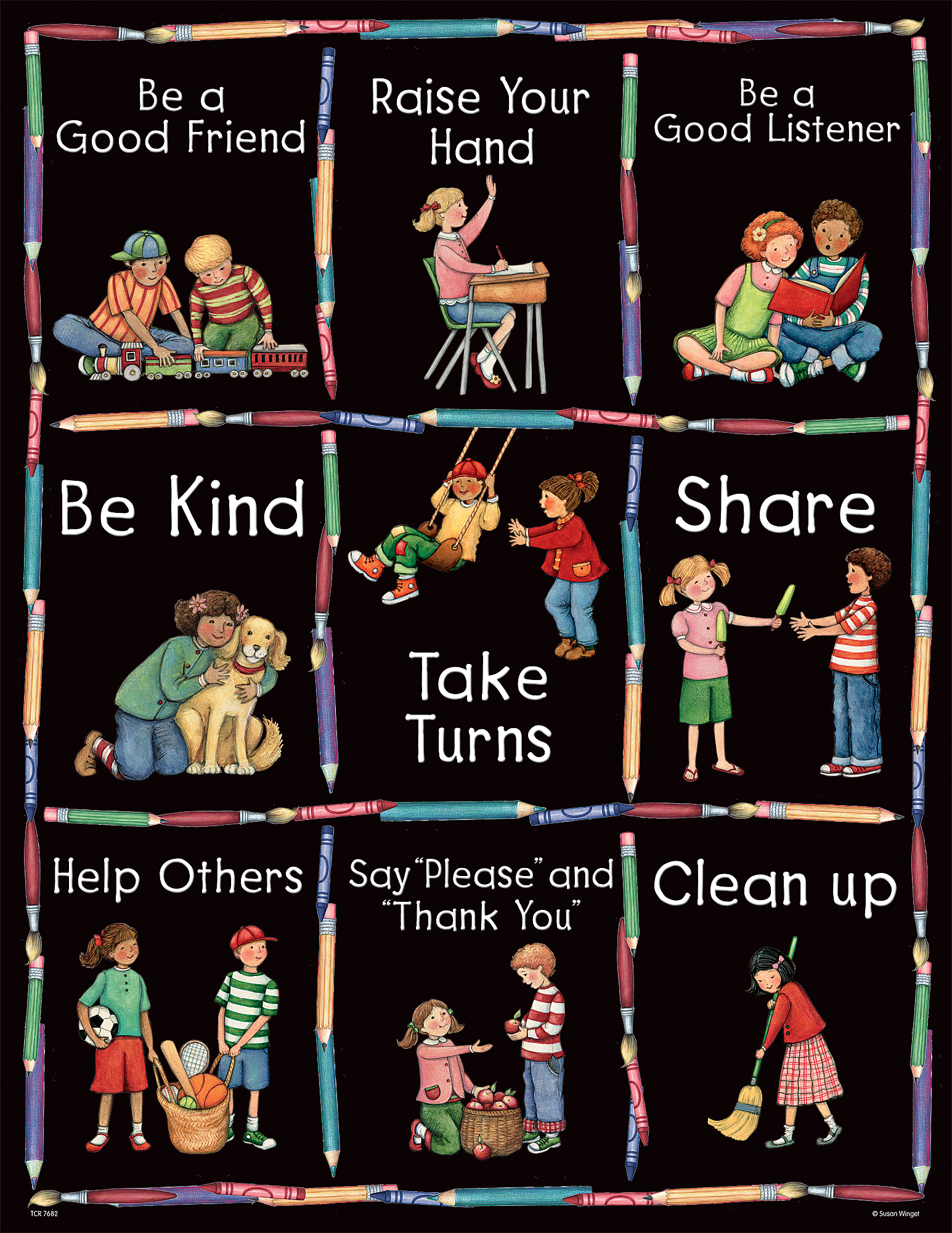 Manners Chart from Susan Winget - TCR7682 | Teacher Created Resources